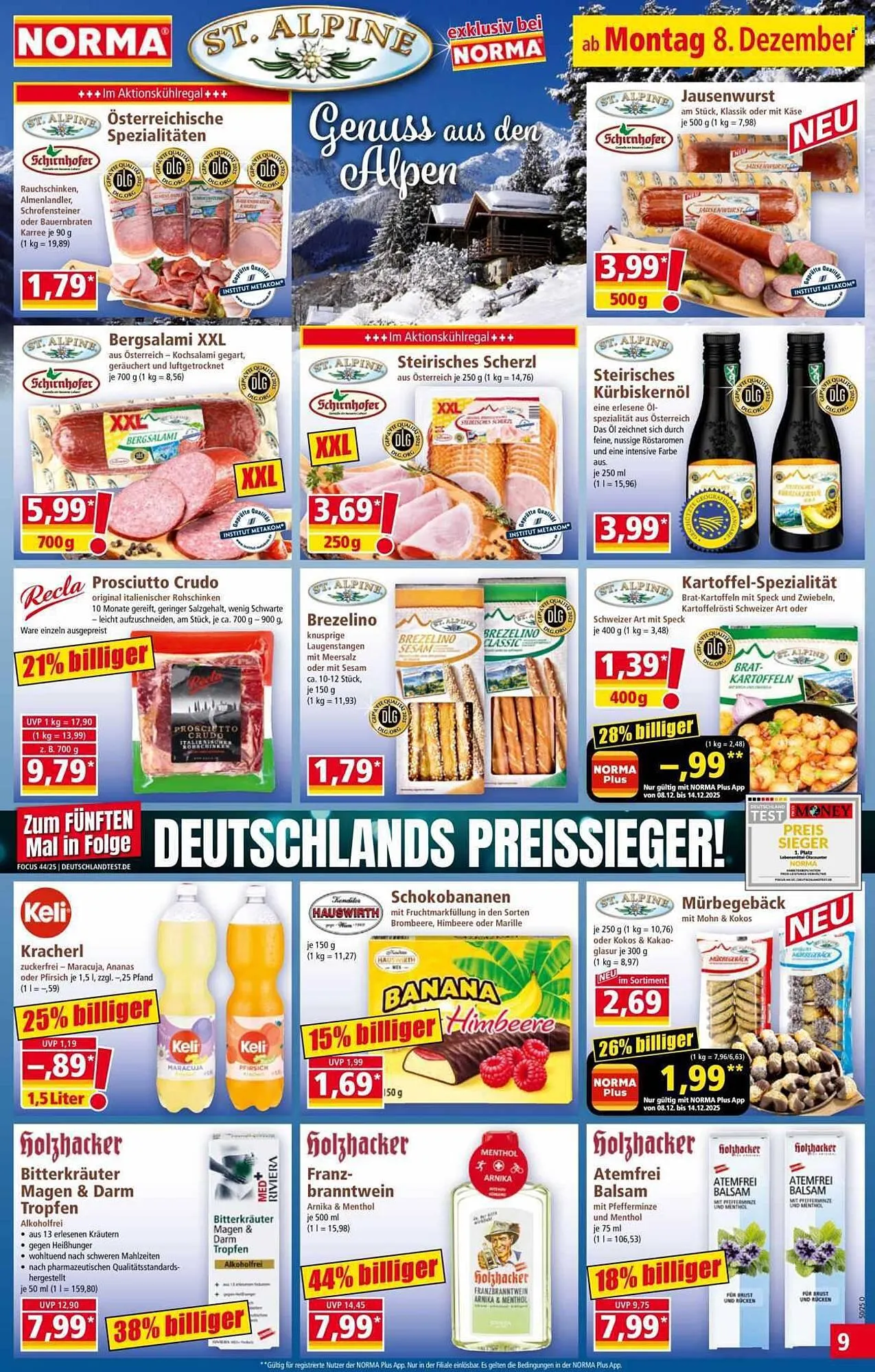 Norma Prospekt von 8. Dezember bis 14. Dezember 2025 - Prospekt seite 9
