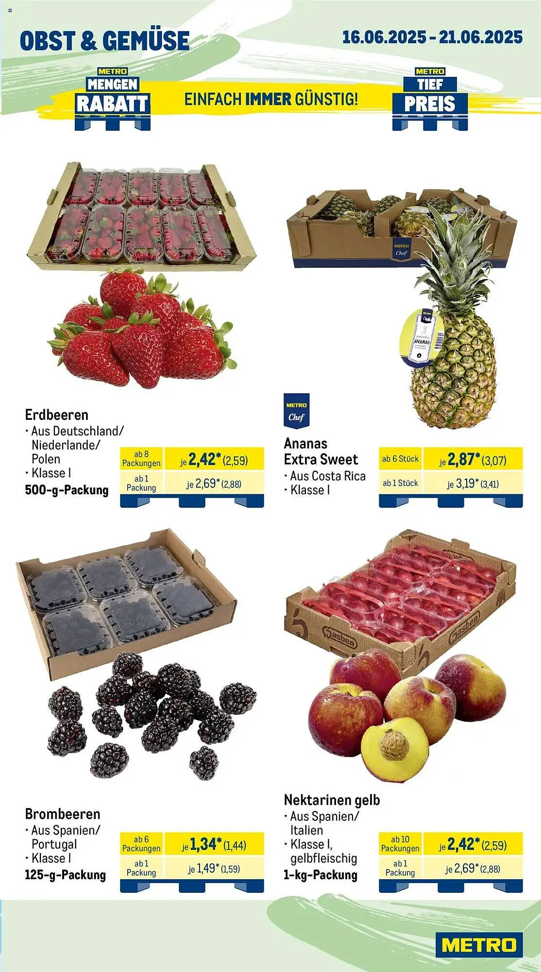METRO Prospekt von 16. Juni bis 21. Juni 2025 - Prospekt seite 7