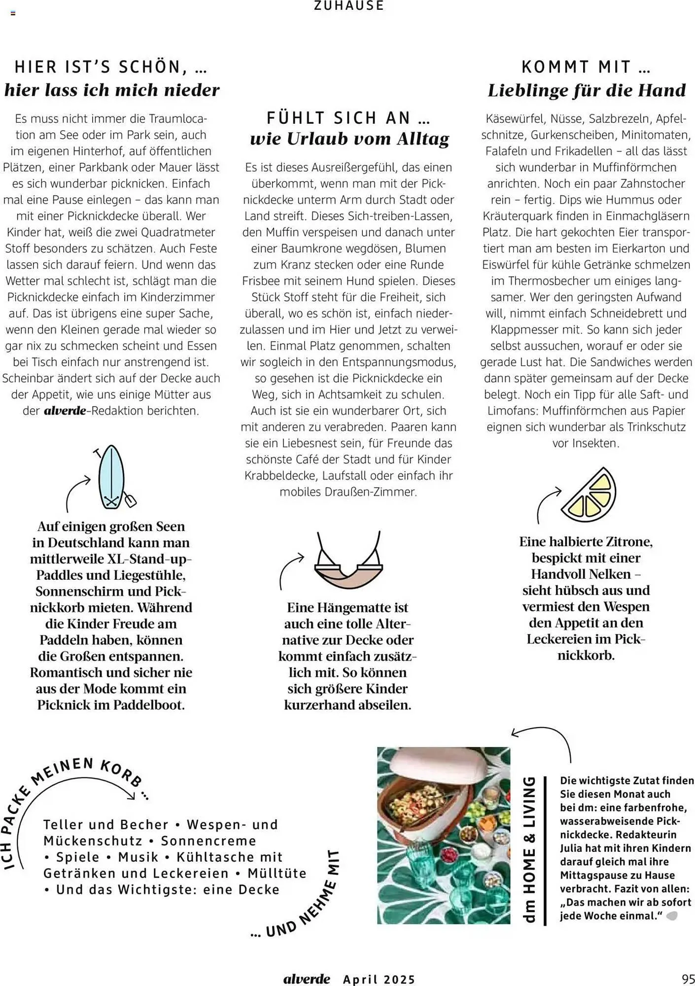 dm drogerie Prospekt von 1. April bis 30. April 2025 - Prospekt seite 95