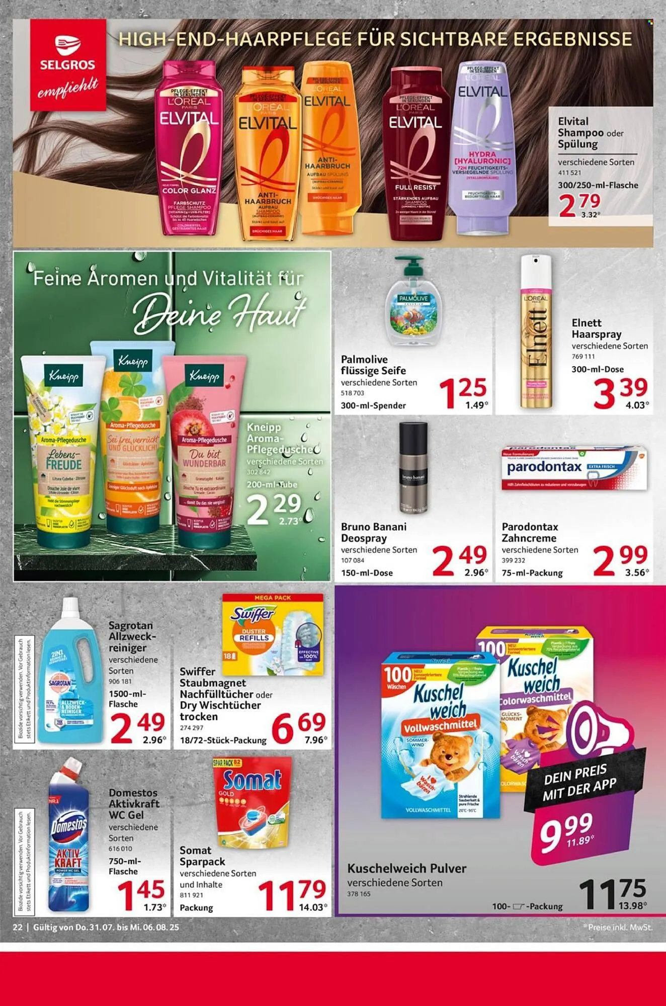 Selgros Prospekt von 31. Juli bis 6. August 2025 - Prospekt seite 22