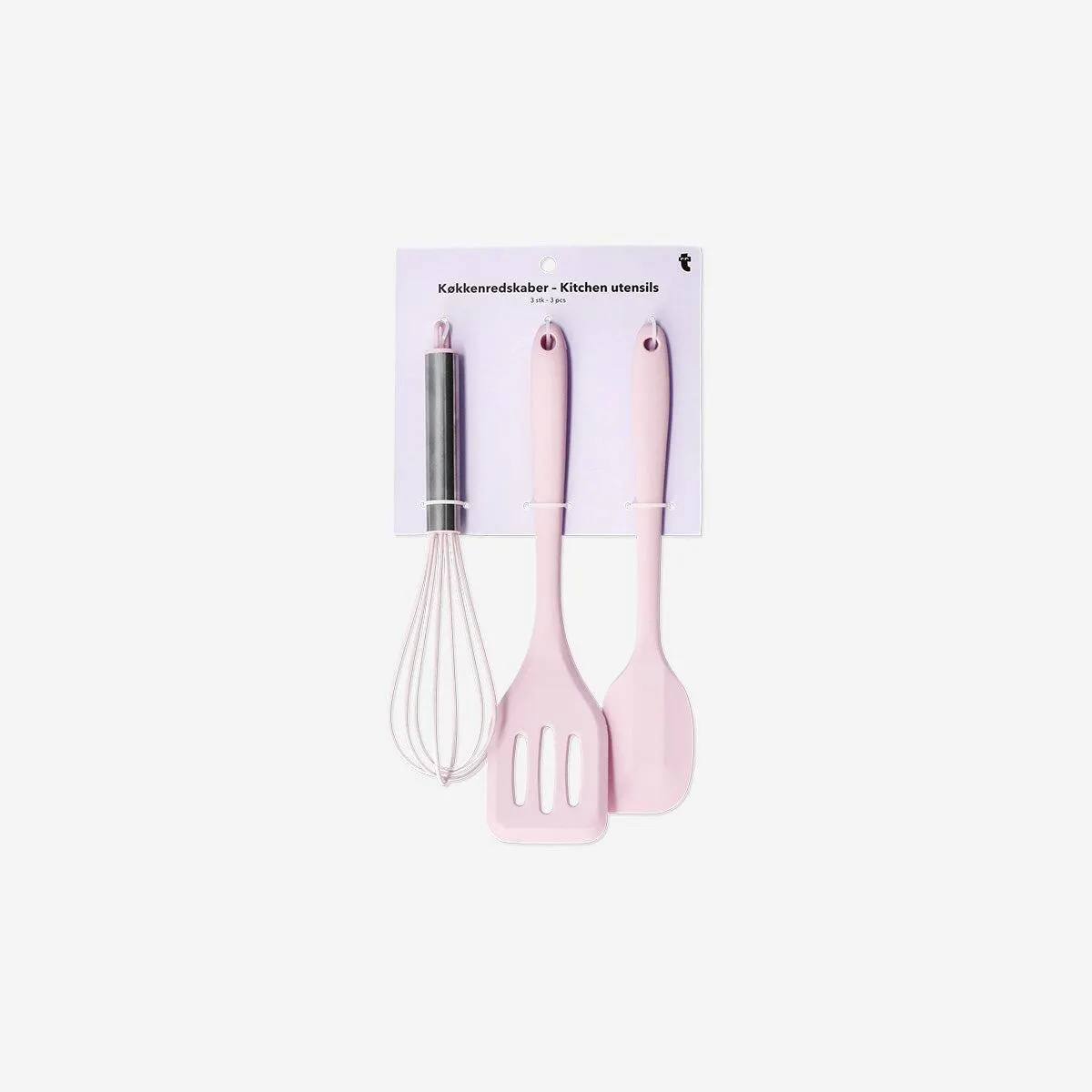 Pink kitchen utensils - 3 pcs