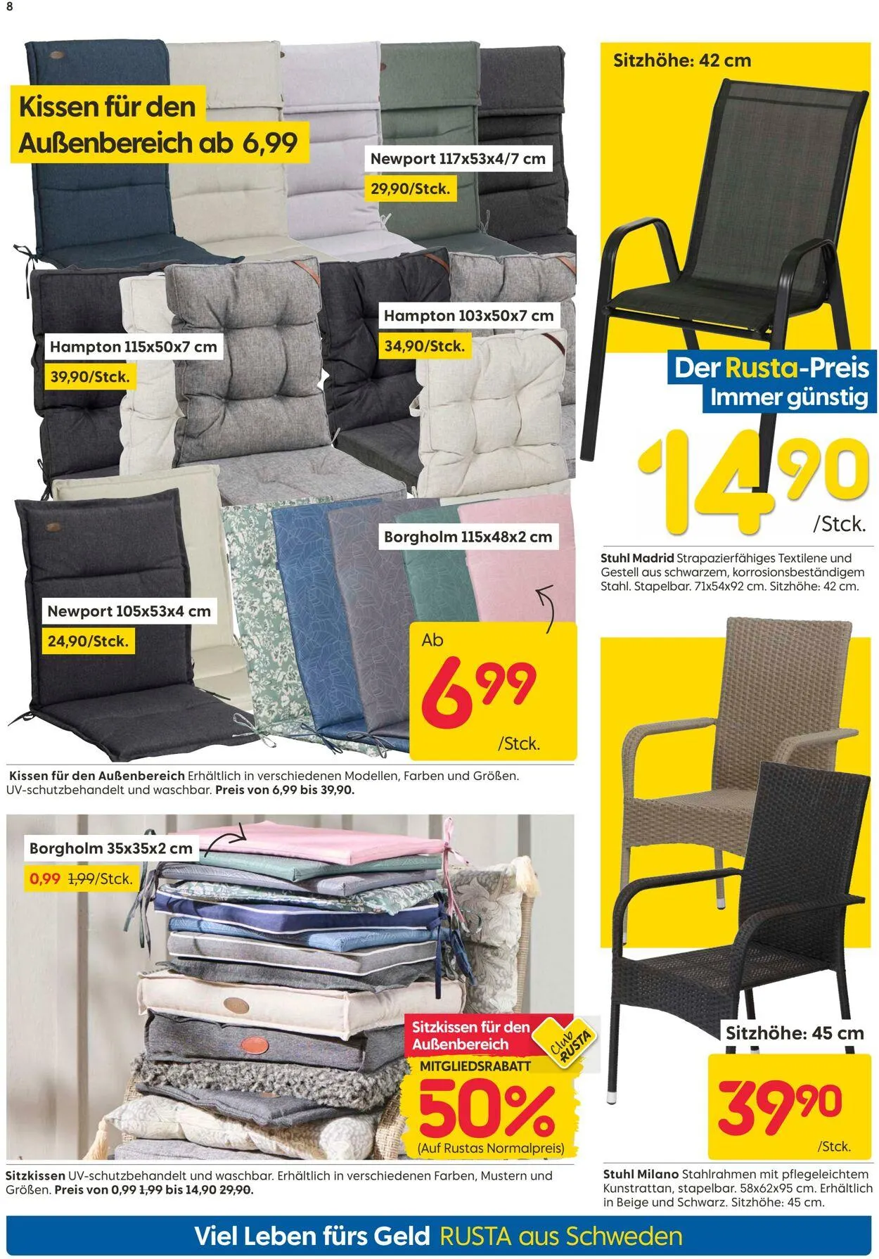 Rusta von 12. Mai bis 26. Mai 2025 - Prospekt seite 8