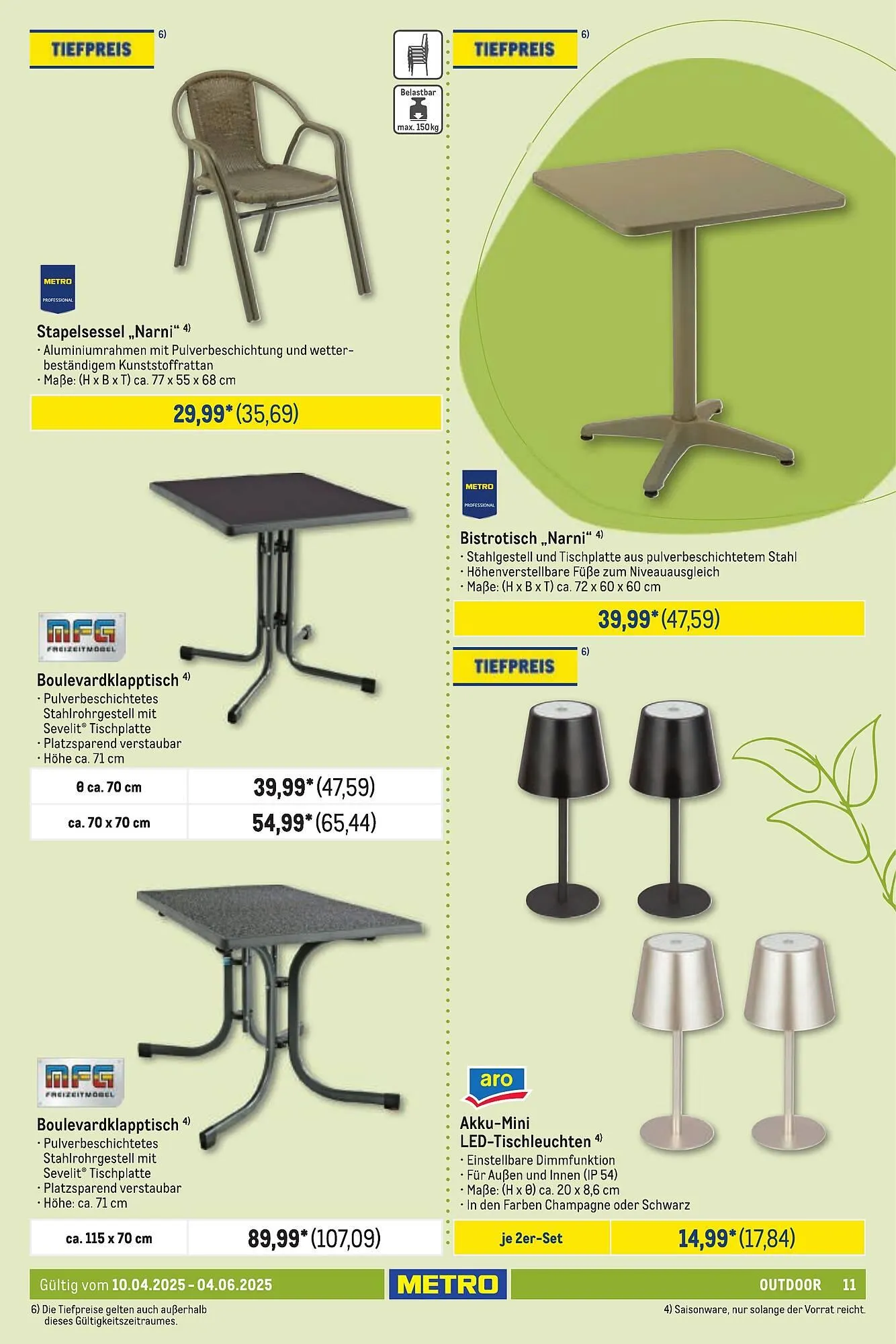 METRO Prospekt von 10. April bis 6. Juni 2025 - Prospekt seite 11
