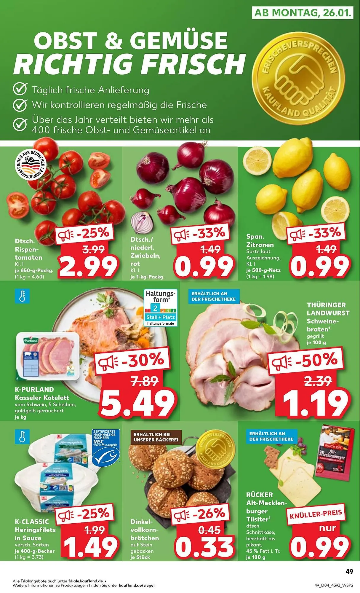 Kaufland Prospekt von 22. Januar bis 28. Januar 2026 - Prospekt seite 49