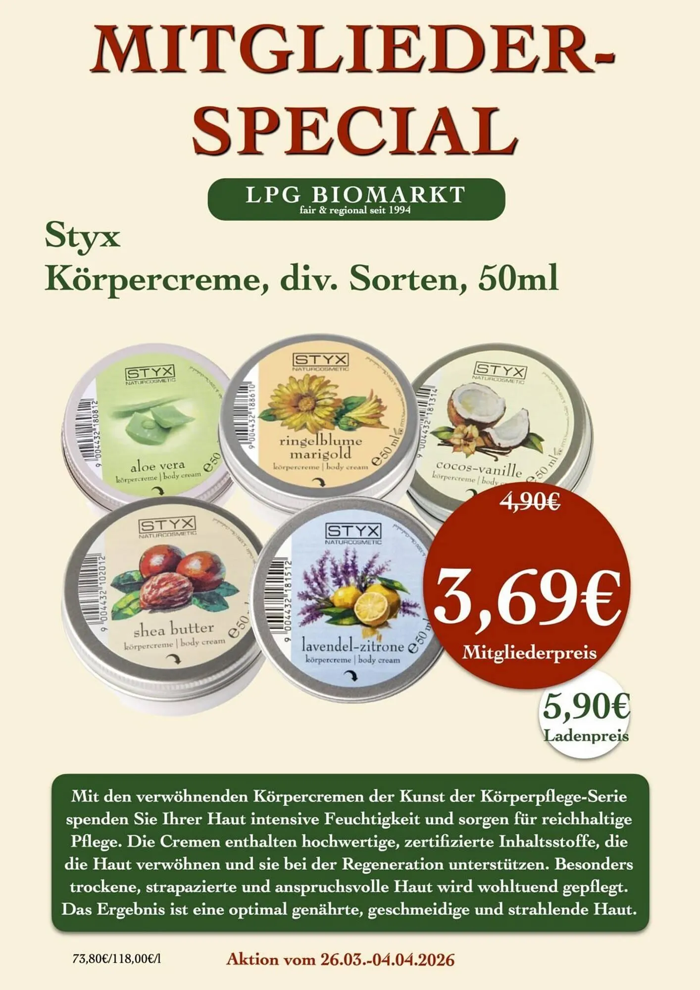 LPG Biomarkt Prospekt von 26. März bis 1. April 2026 - Prospekt seite 28