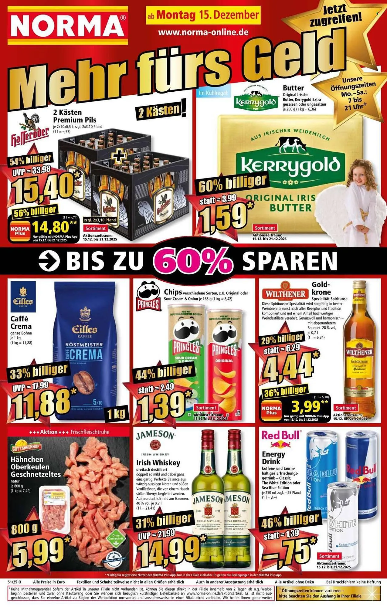 Norma Prospekt von 15. Dezember bis 21. Dezember 2025 - Prospekt seite 1