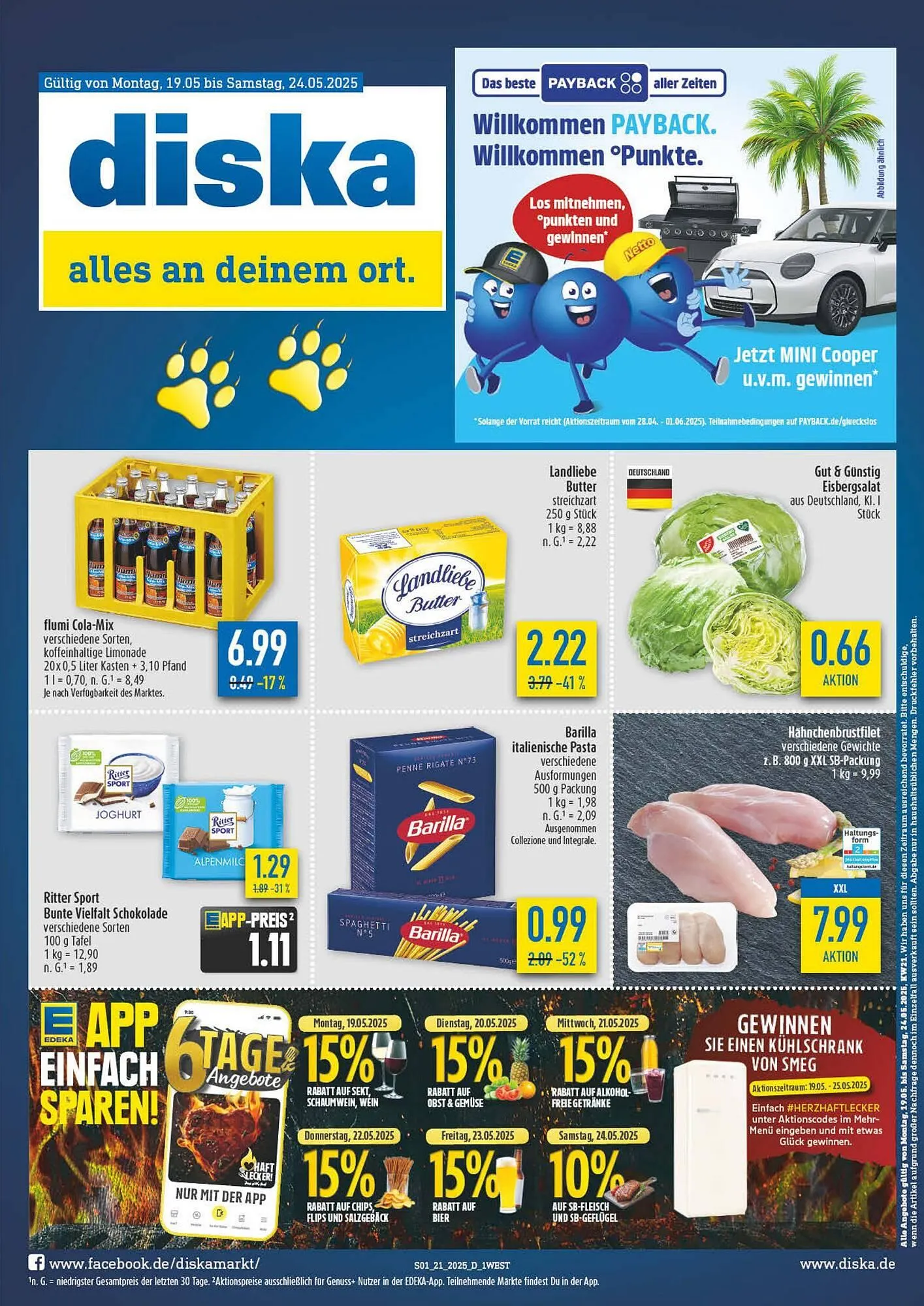 diska Prospekt von 19. Mai bis 24. Mai 2025 - Prospekt seite 1