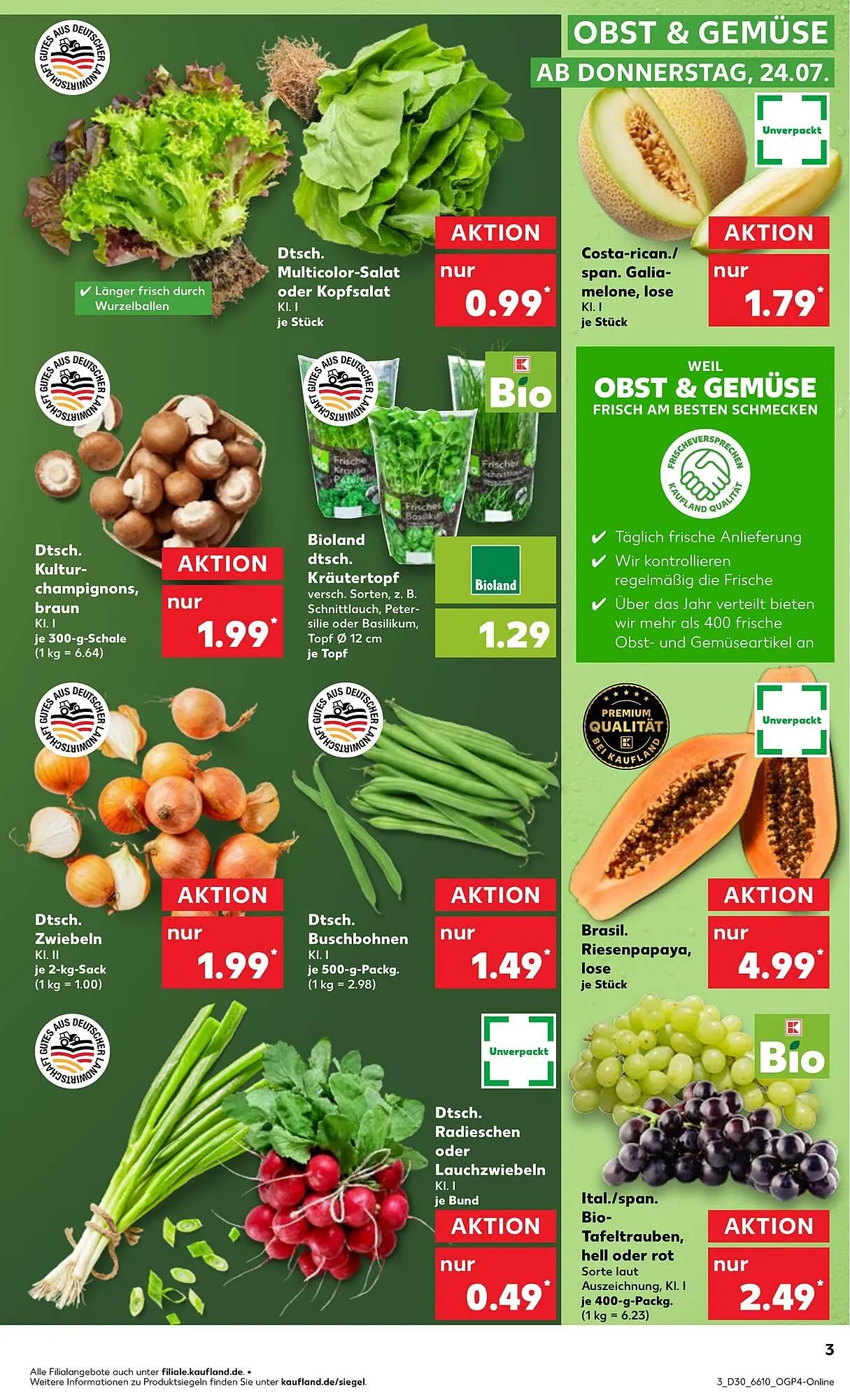 Kaufland Prospekt von 24. Juli bis 30. Juli 2025 - Prospekt seite 3