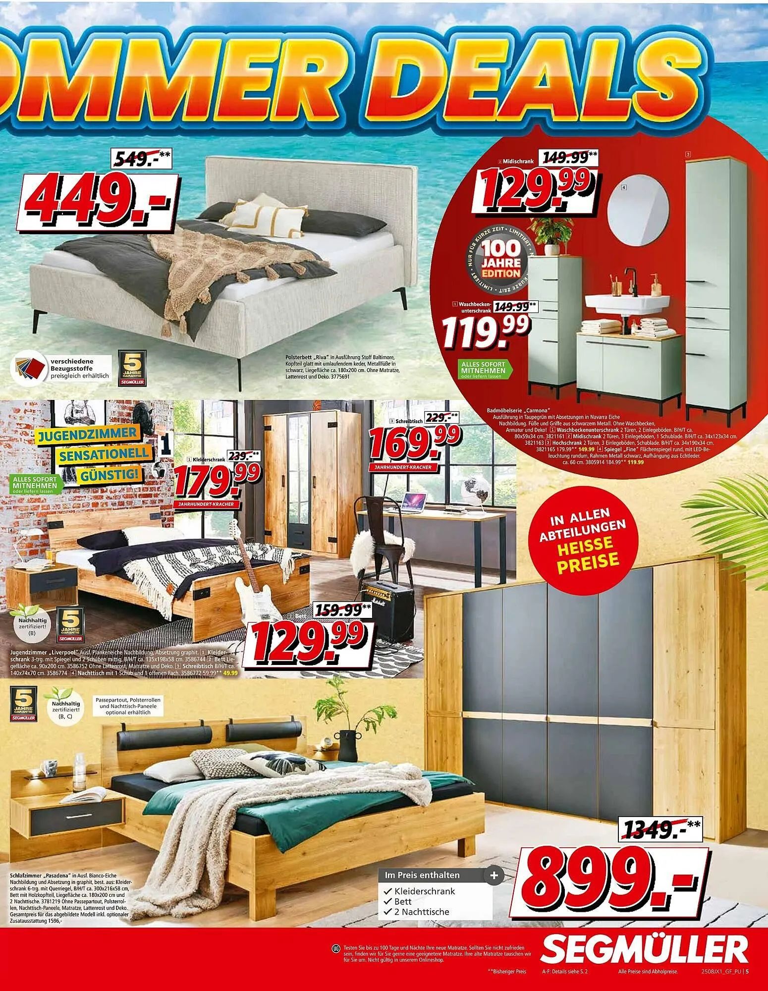 Segmüller Prospekt von 2. August bis 16. August 2025 - Prospekt seite 5