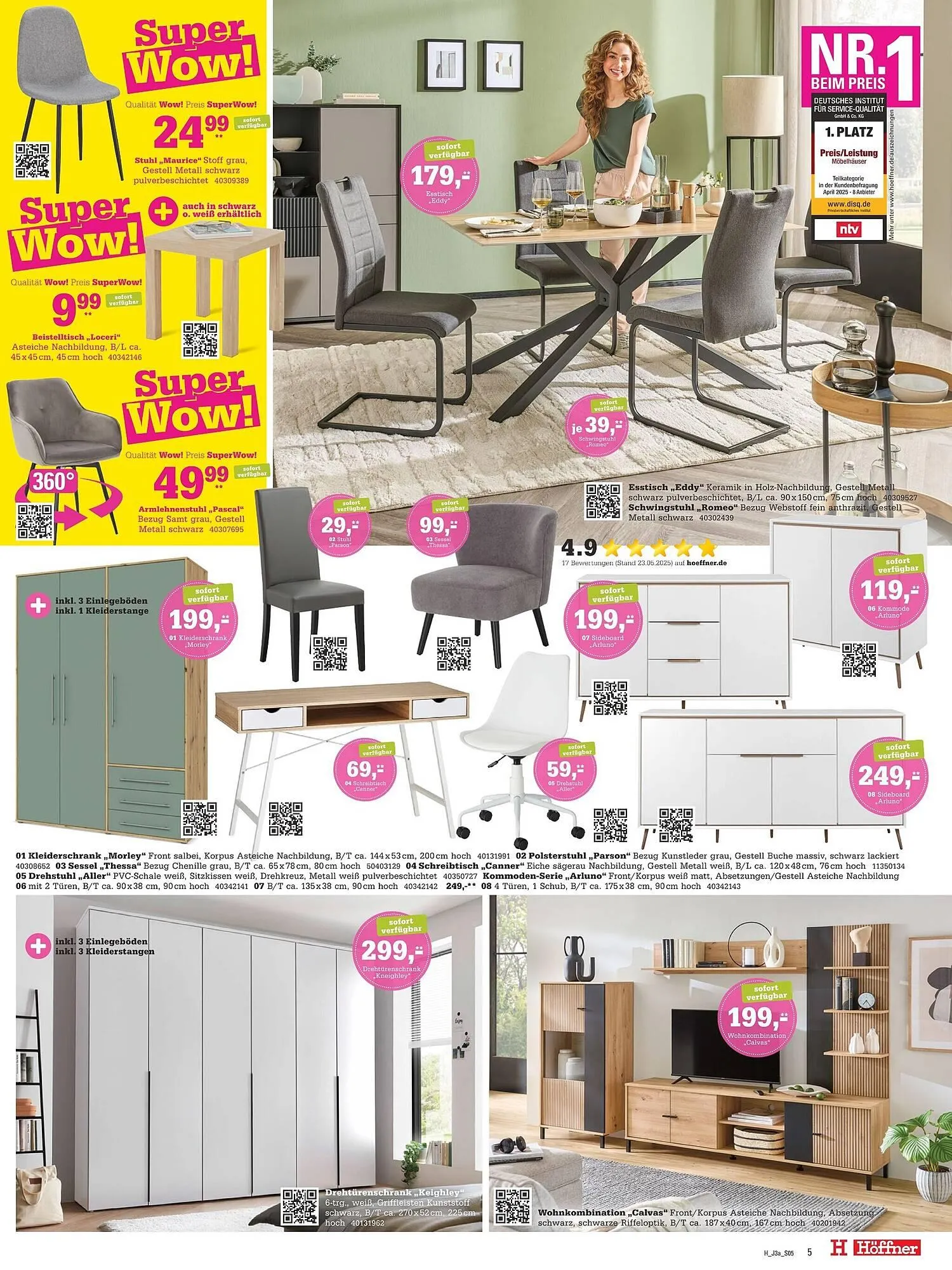 Höffner Prospekt von 30. Juli bis 12. August 2025 - Prospekt seite 5