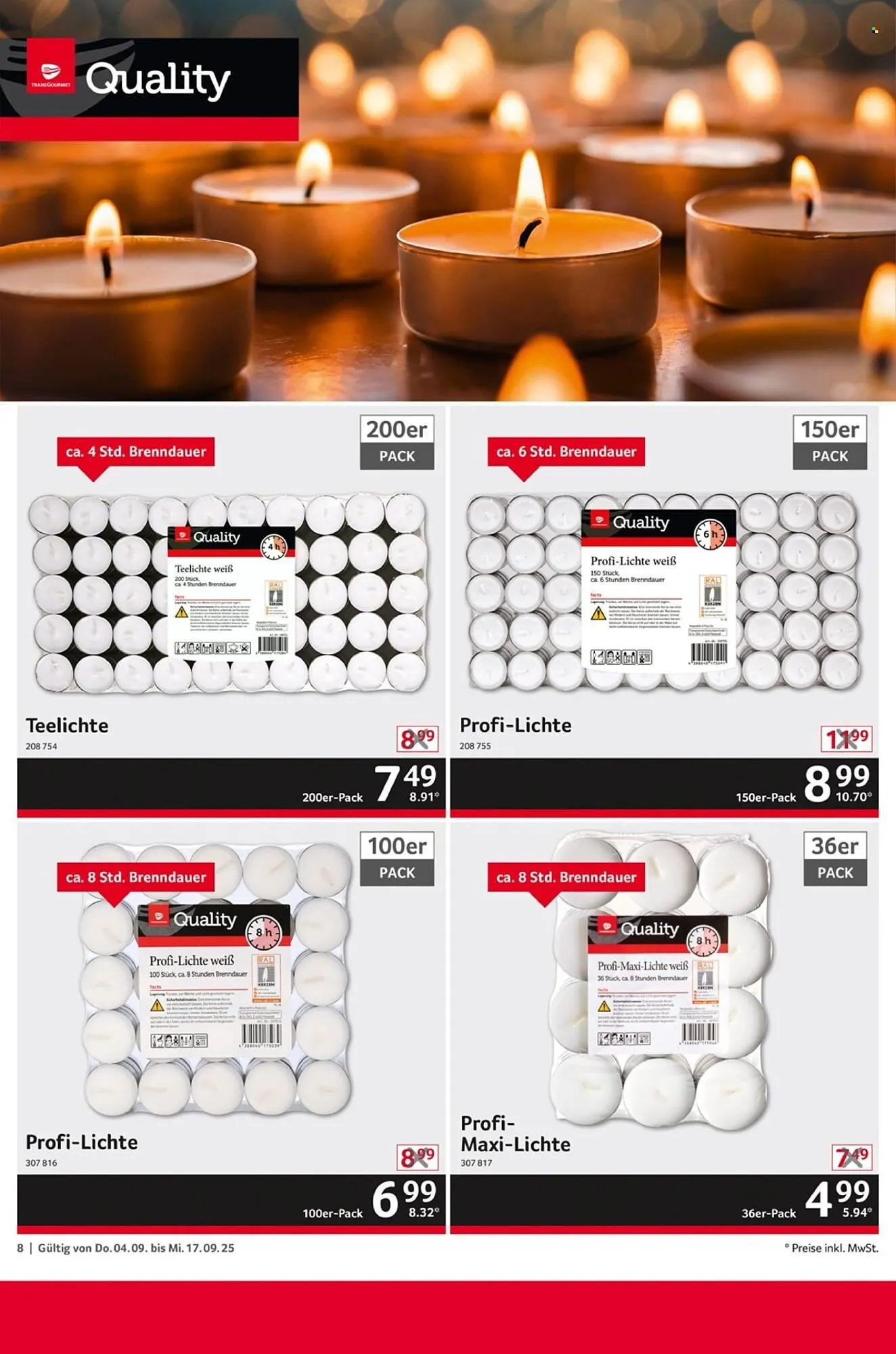 Selgros Prospekt von 4. September bis 17. September 2025 - Prospekt seite 8