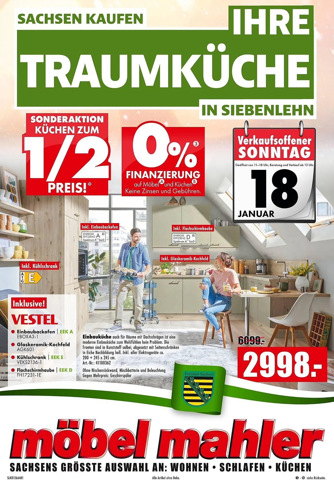 Möbel Mahler Katalog von 14. Januar bis 20. Januar 2026 - Prospekt seite 1