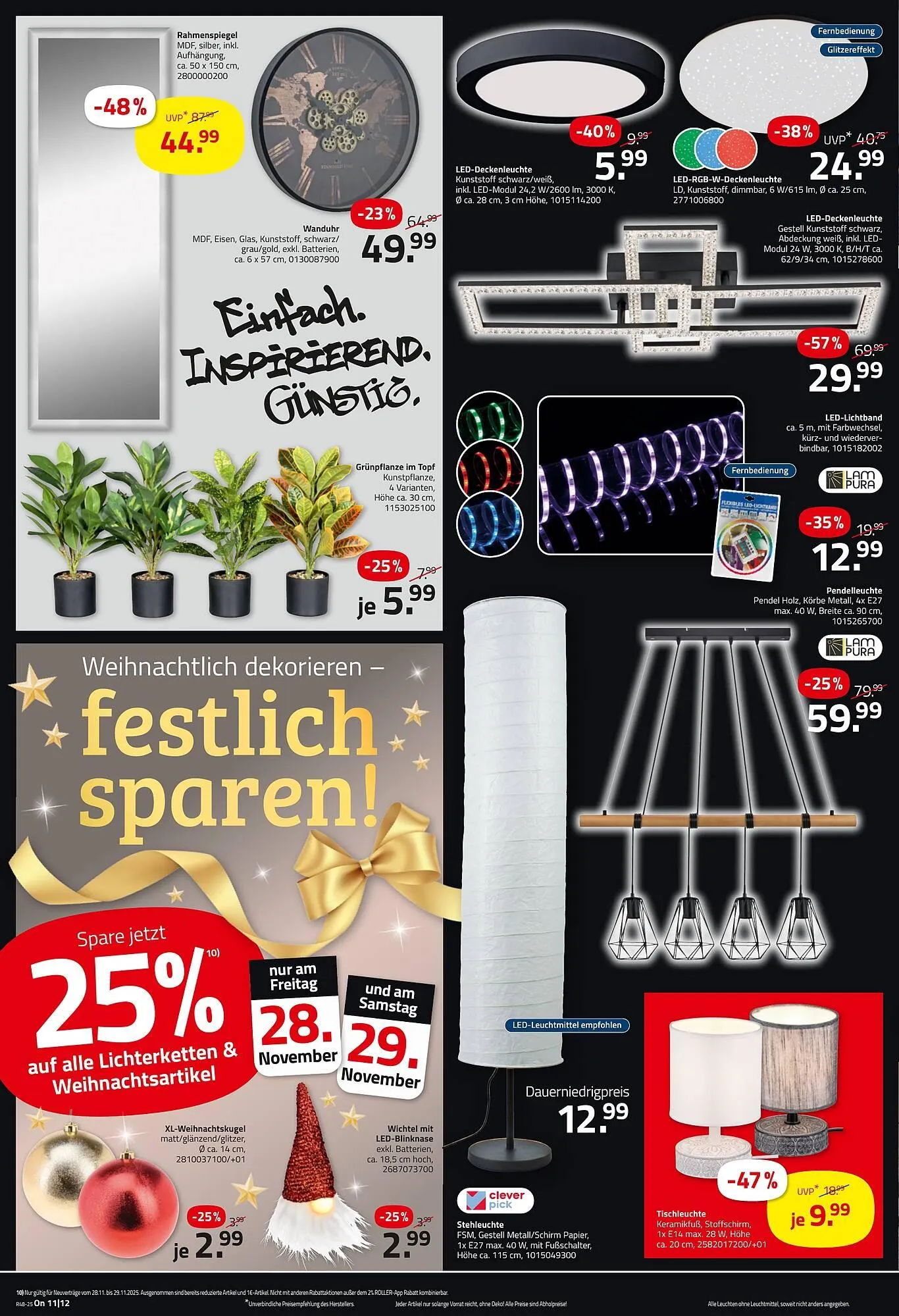 ROLLER Prospekt von 23. November bis 29. November 2025 - Prospekt seite 12