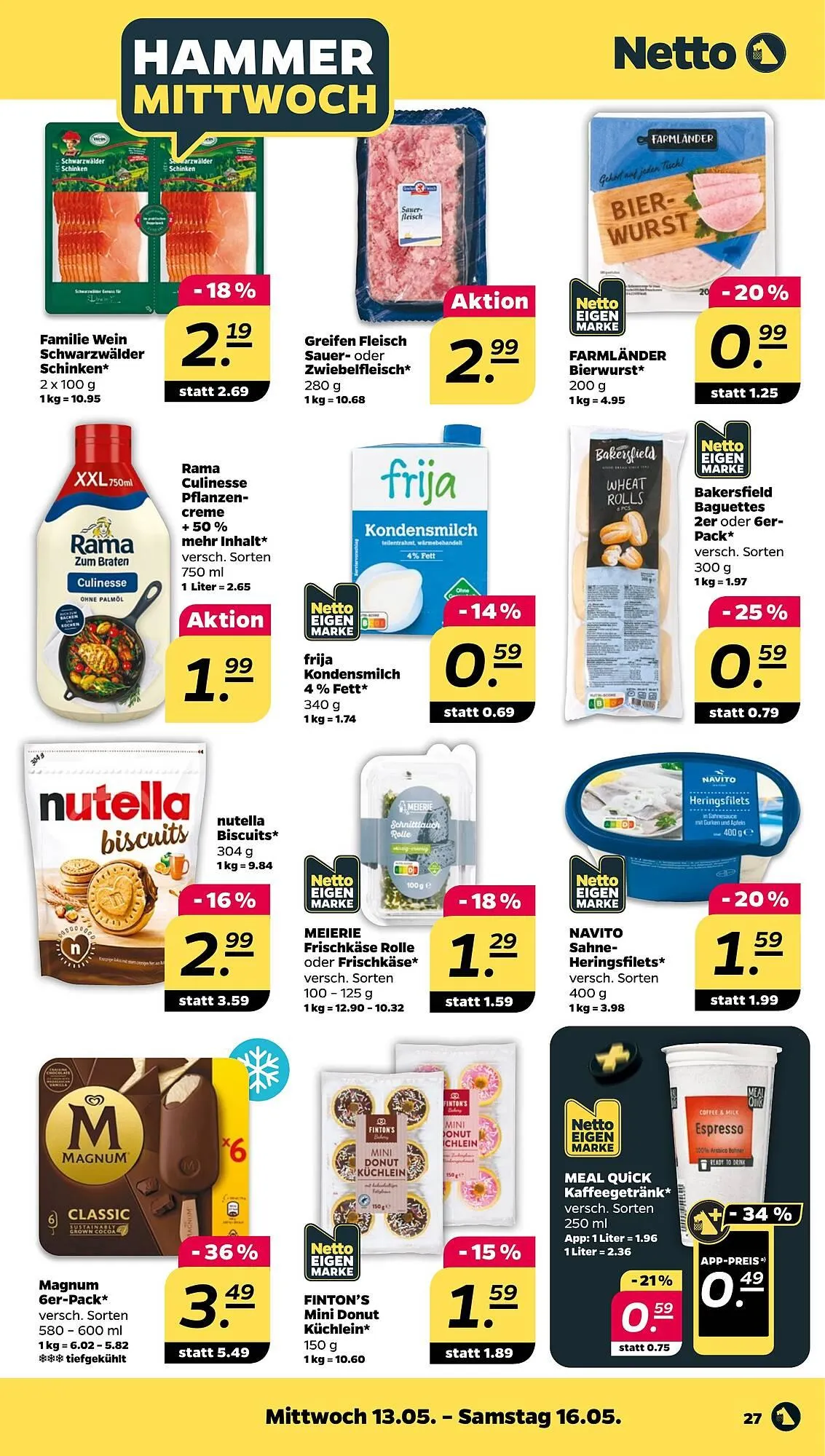 NETTO Prospekt von 11. Mai bis 16. Mai 2026 - Prospekt seite 27