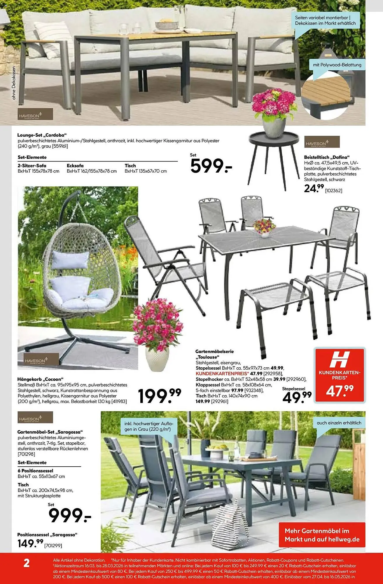 Hellweg Prospekt von 16. März bis 21. März 2026 - Prospekt seite 4