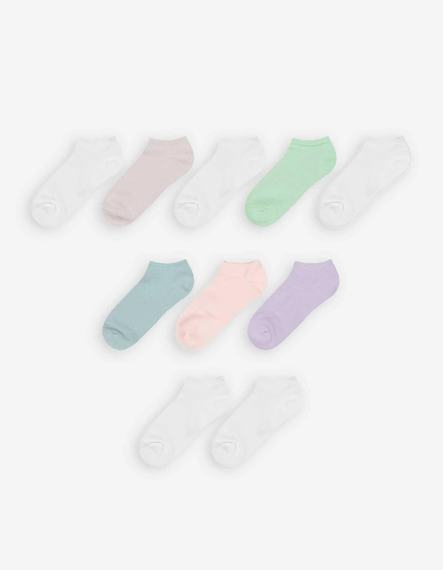 Sneakersocken - 10er-Pack