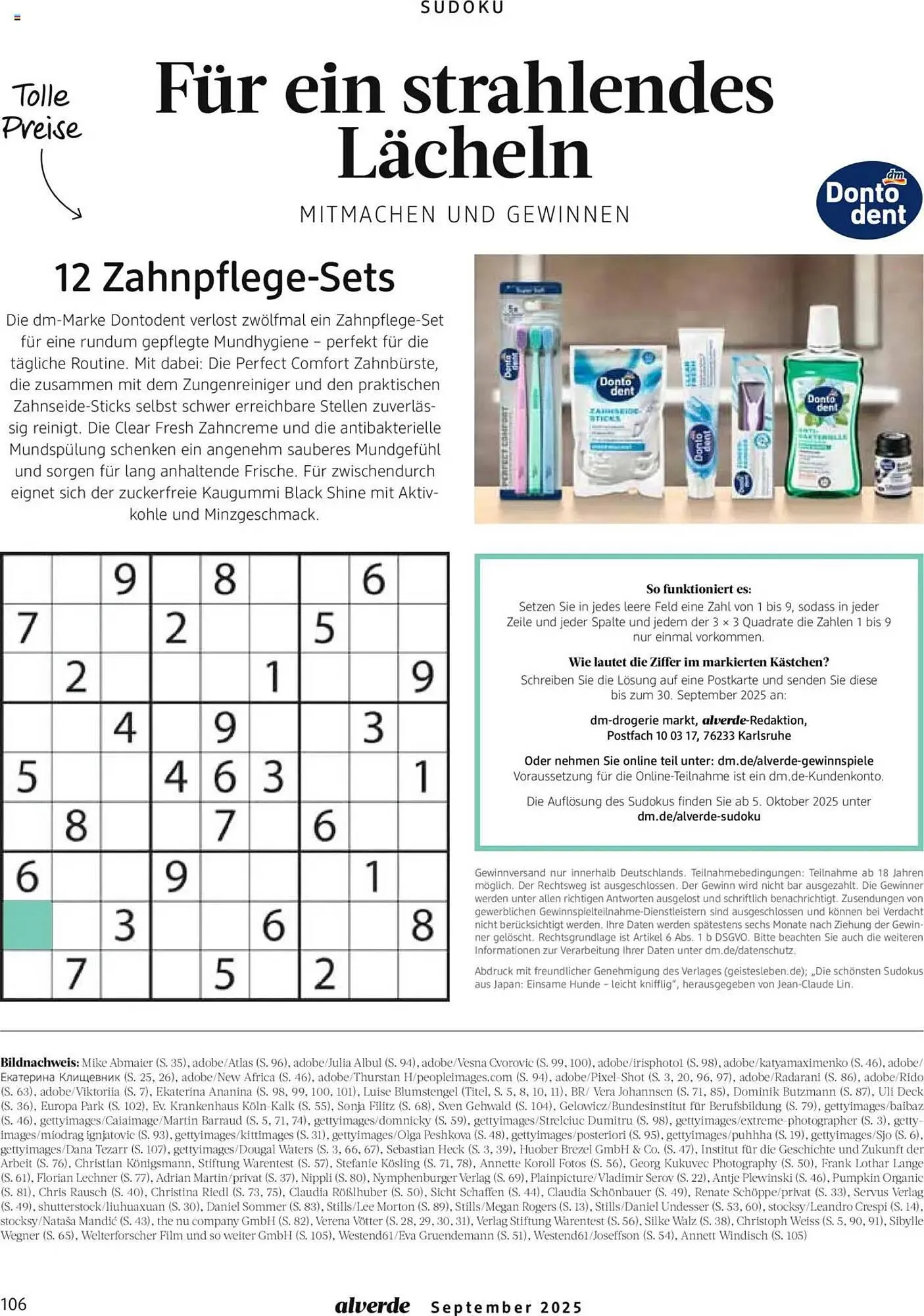 dm drogerie Magazin von 1. September bis 30. September 2025 - Prospekt seite 106