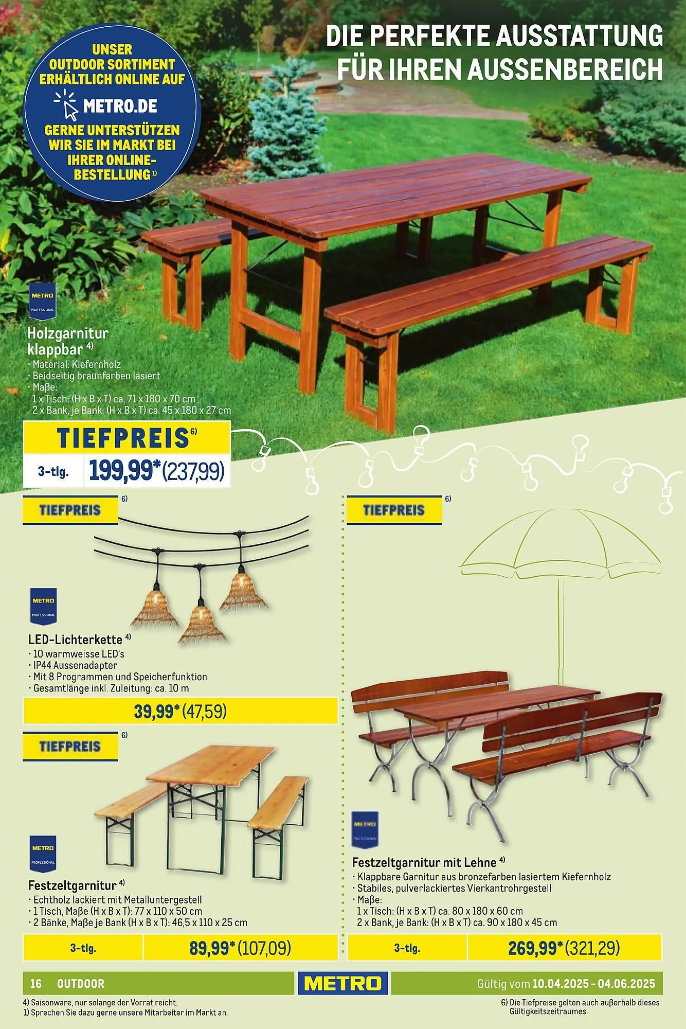 METRO Prospekt von 10. April bis 6. Juni 2025 - Prospekt seite 16