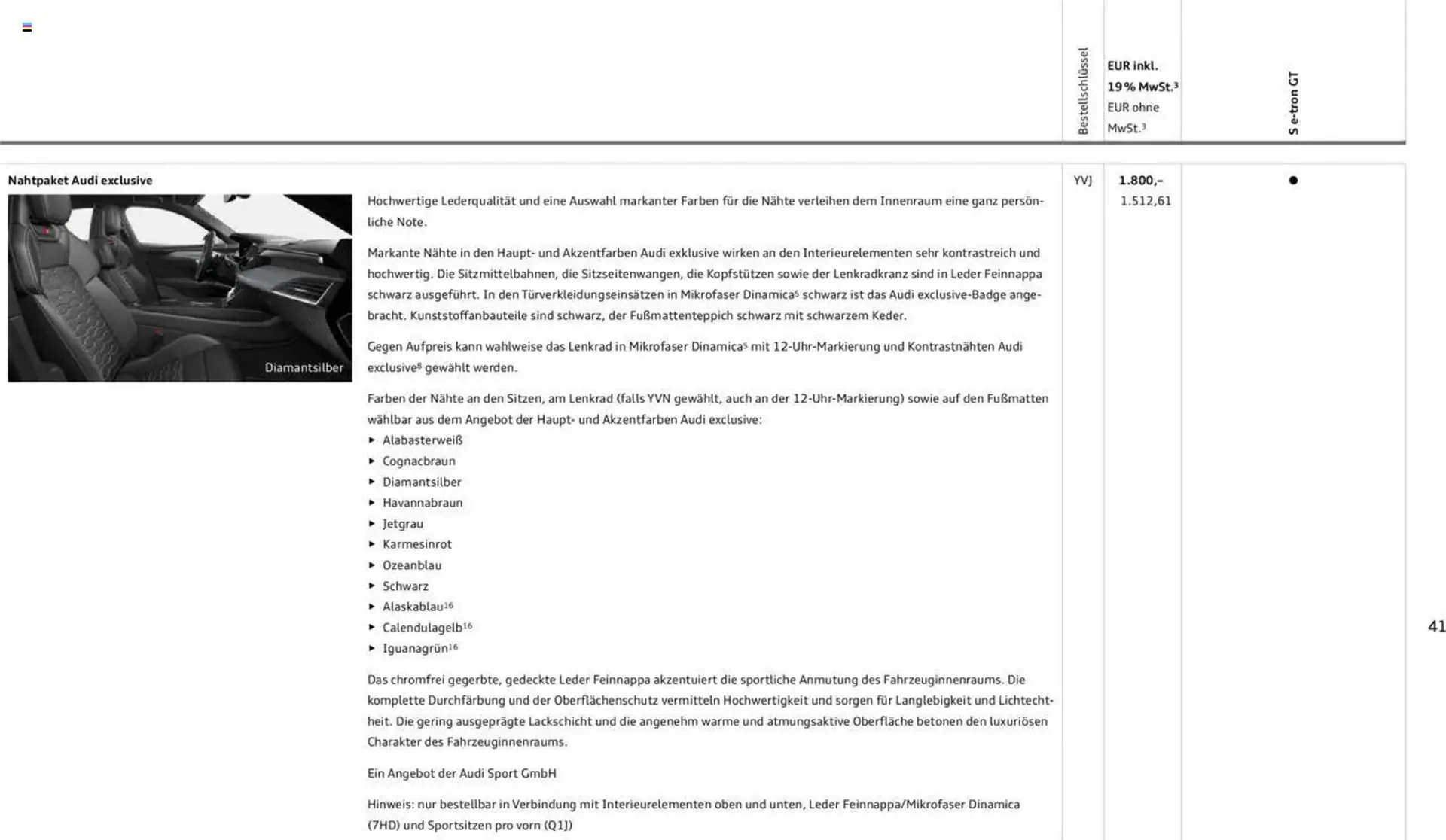 Audi Prospekt von 29. Januar bis 31. Dezember 2025 - Prospekt seite 41