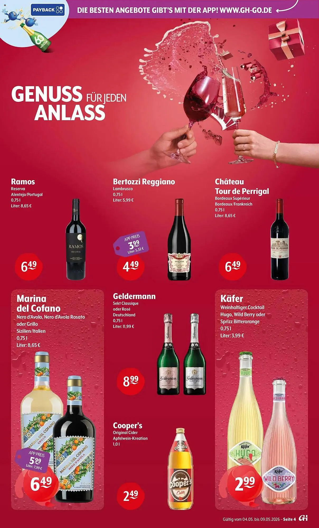 Getränke Hoffmann Prospekt von 4. Mai bis 9. Mai 2026 - Prospekt seite 4
