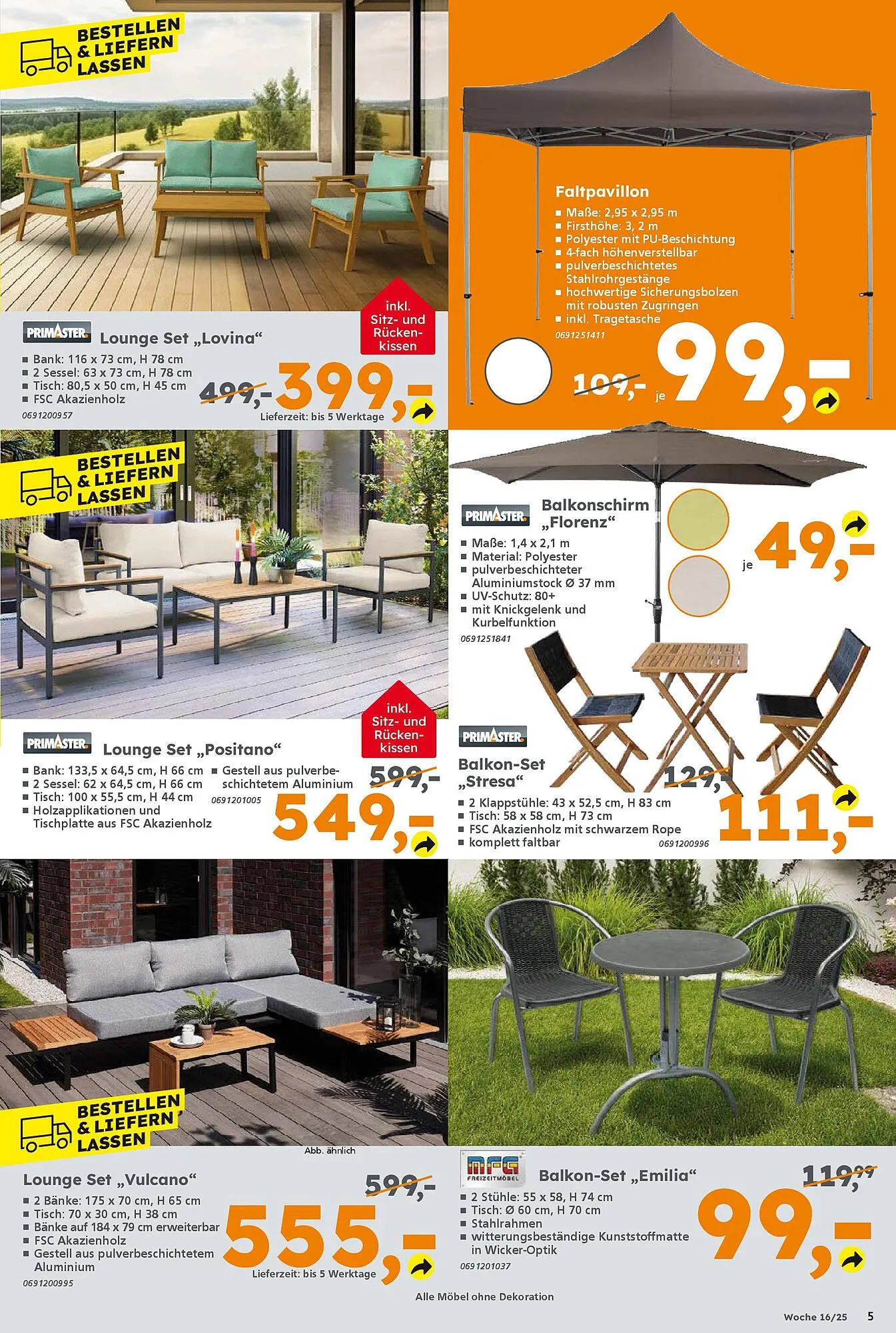 Globus Baumarkt Prospekt von 13. April bis 19. April 2025 - Prospekt seite 5