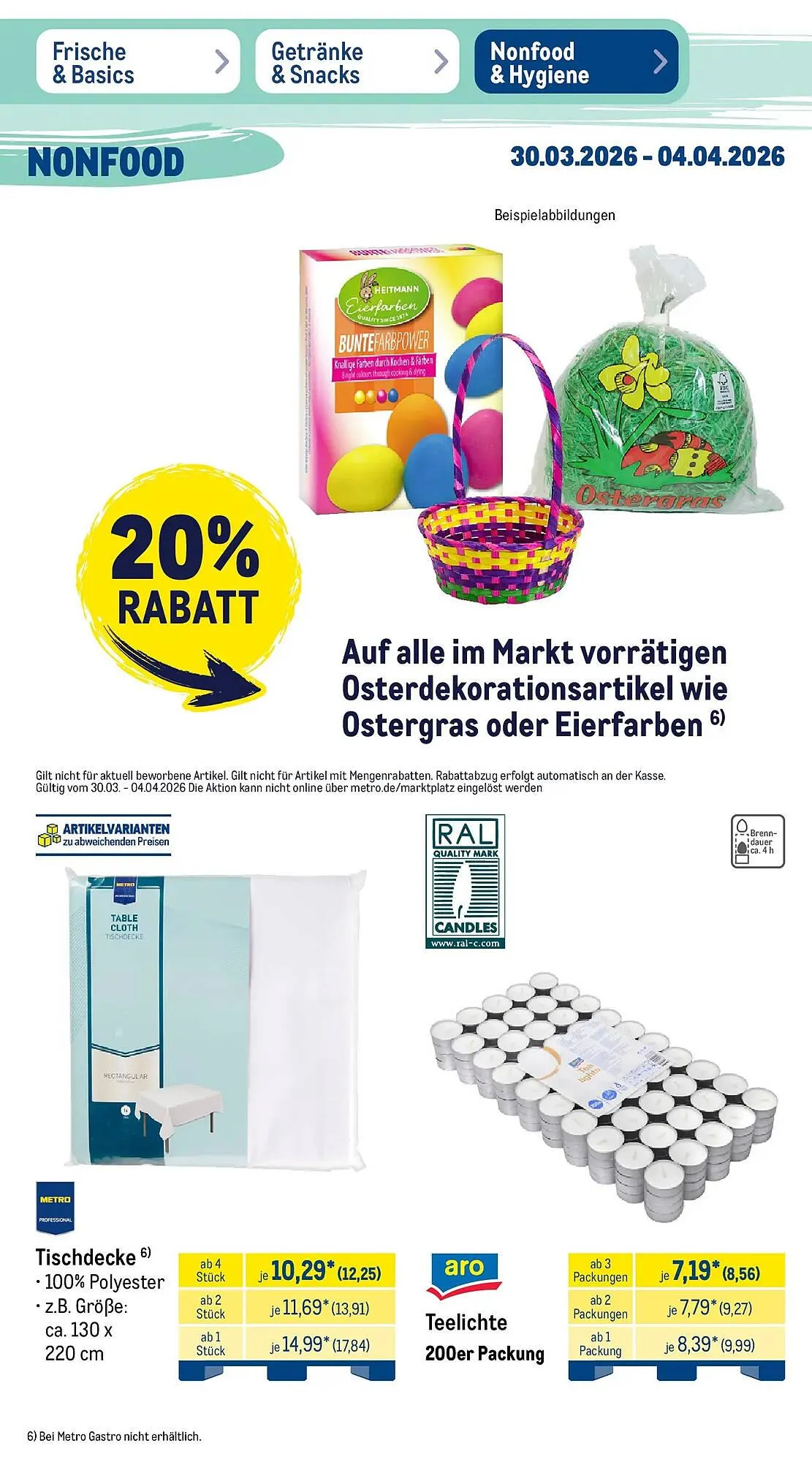 METRO Prospekt von 29. März bis 4. April 2026 - Prospekt seite 46