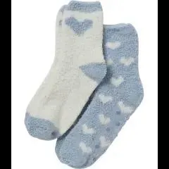 Flauschsocken 2er-Pack, Janina Basic, verschiedene Designs