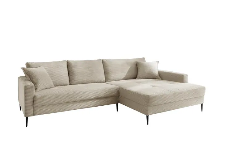 Ecksofa FREYA 267 x 173 cm cream