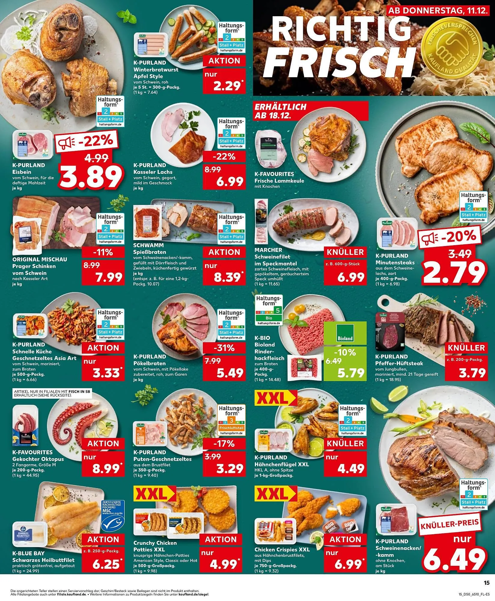 Kaufland Prospekt von 11. Dezember bis 17. Dezember 2025 - Prospekt seite 15
