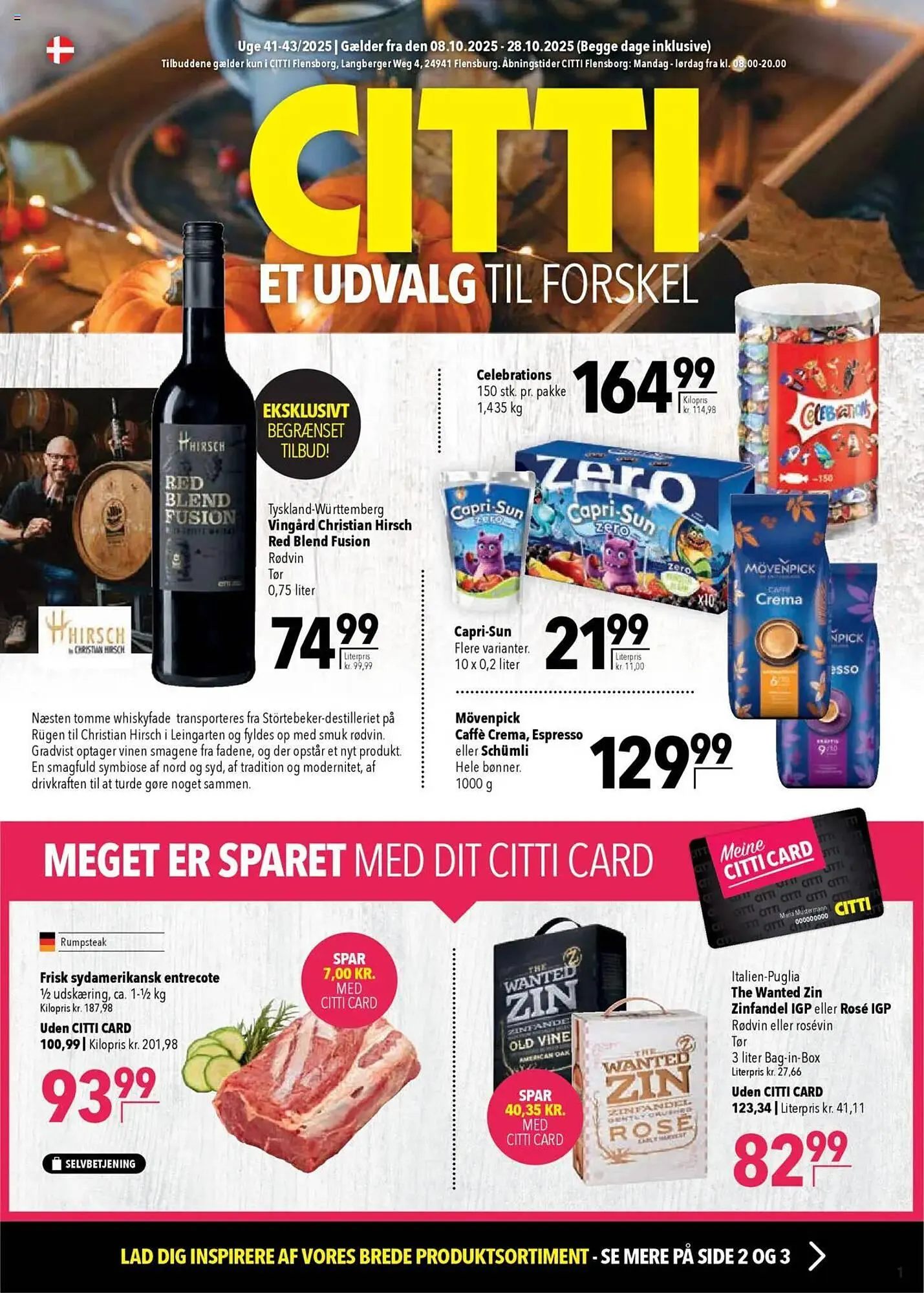 CITTI Markt Prospekt von 8. Oktober bis 28. Oktober 2025 - Prospekt seite 1