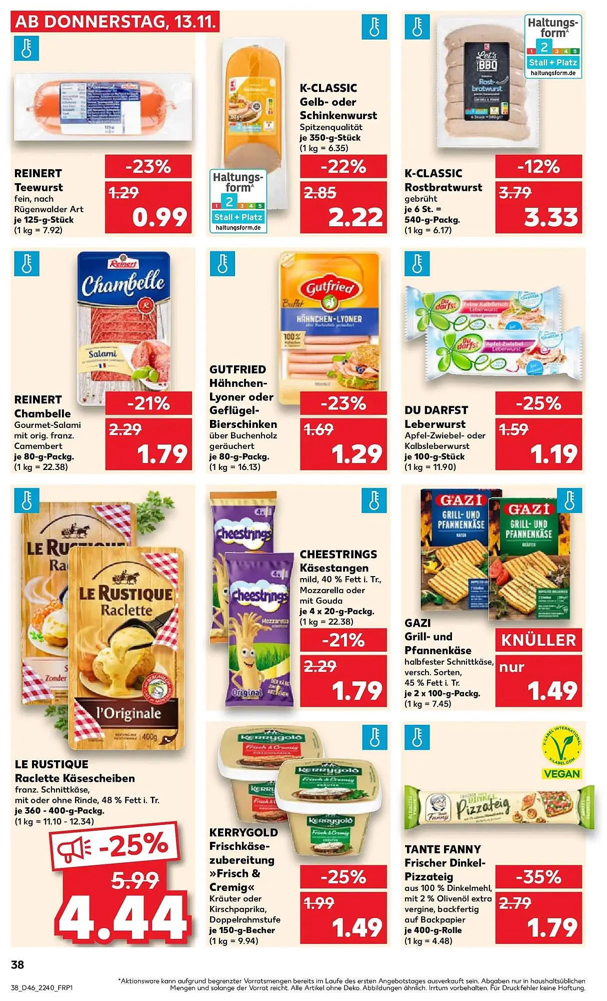 Kaufland Prospekt von 16. November bis 19. November 2025 - Prospekt seite 38