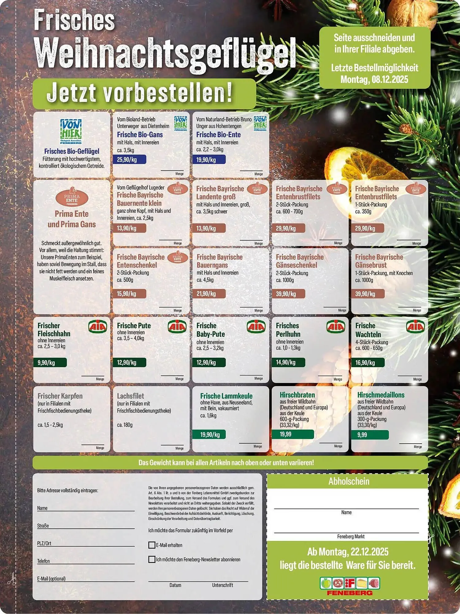 Feneberg Prospekt von 4. Dezember bis 6. Dezember 2025 - Prospekt seite 9