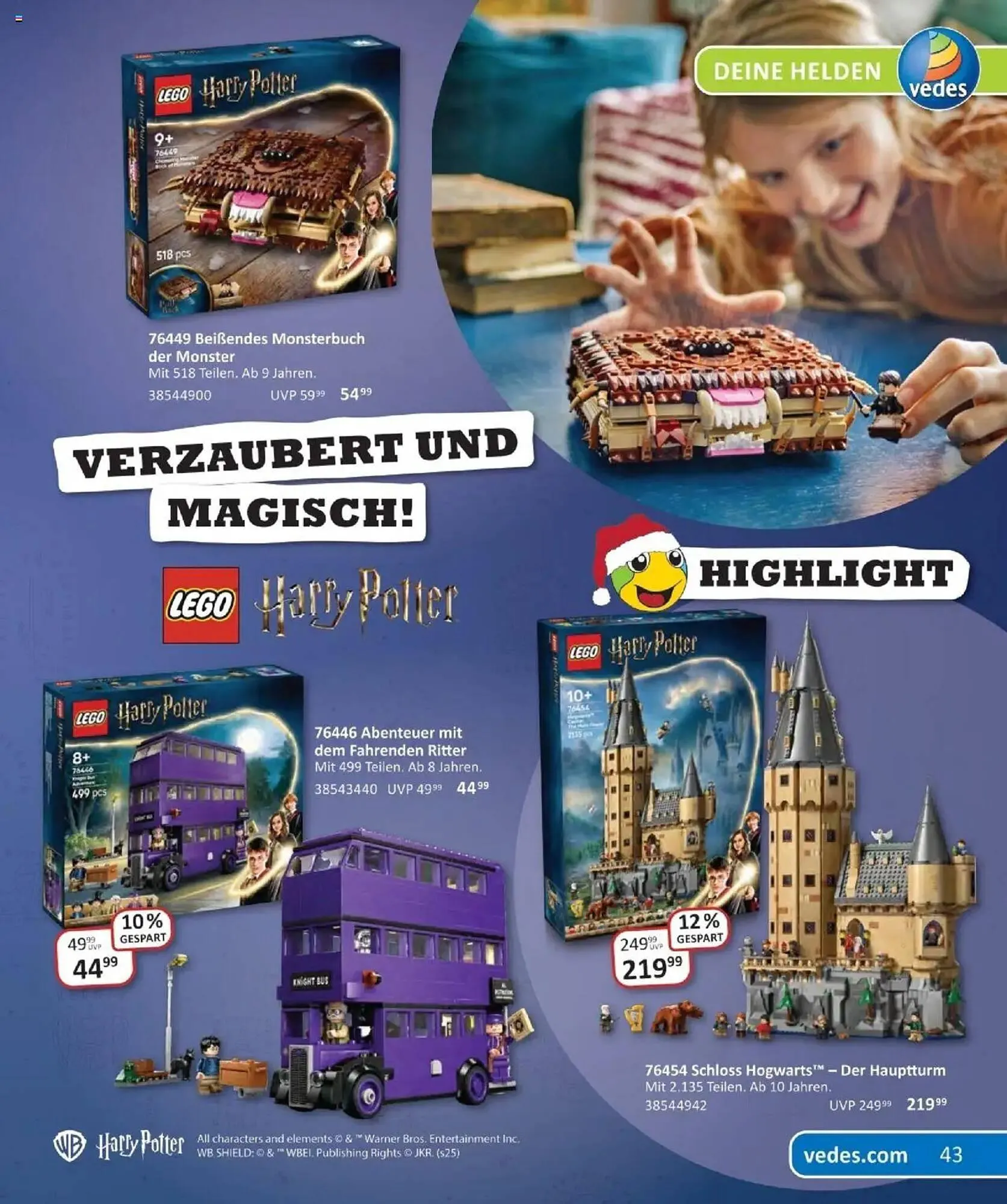 Vedes Prospekt von 29. September bis 6. Januar 2026 - Prospekt seite 43