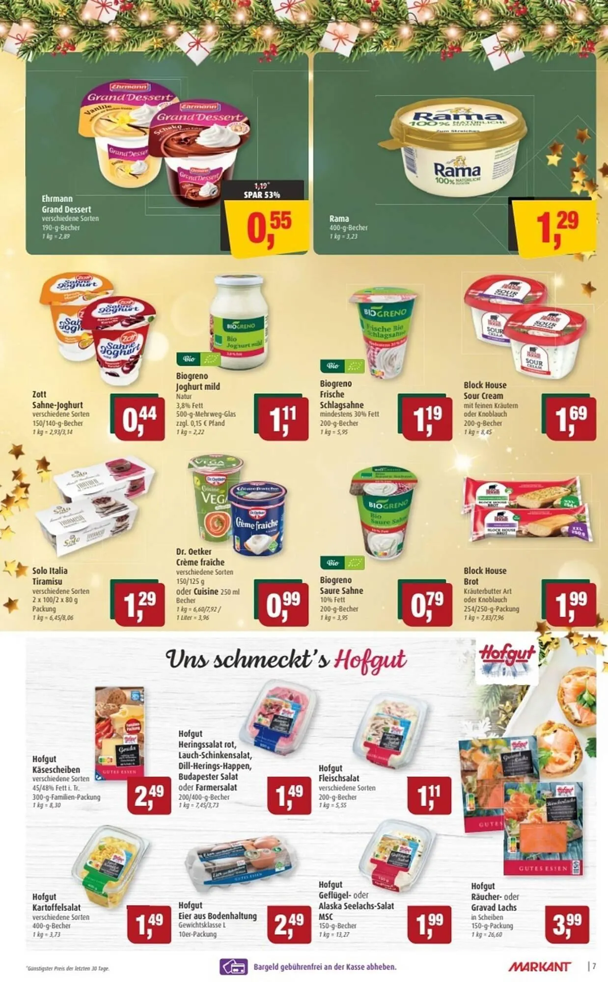 Markant Prospekt von 22. Dezember bis 27. Dezember 2025 - Prospekt seite 7