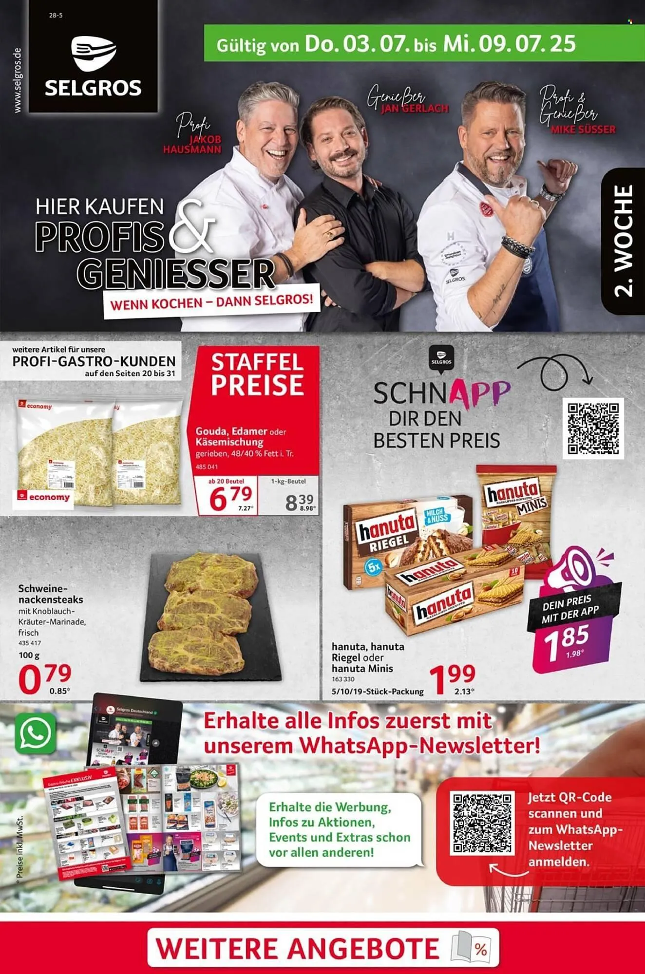 Selgros Prospekt von 3. Juli bis 9. Juli 2025 - Prospekt seite 1