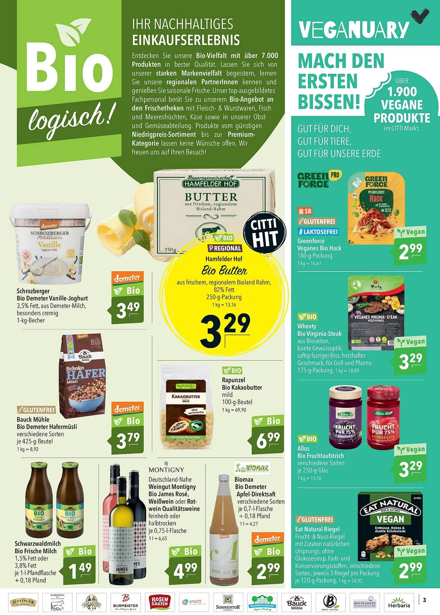 CITTI Markt Prospekt von 14. Januar bis 20. Januar 2026 - Prospekt seite 3