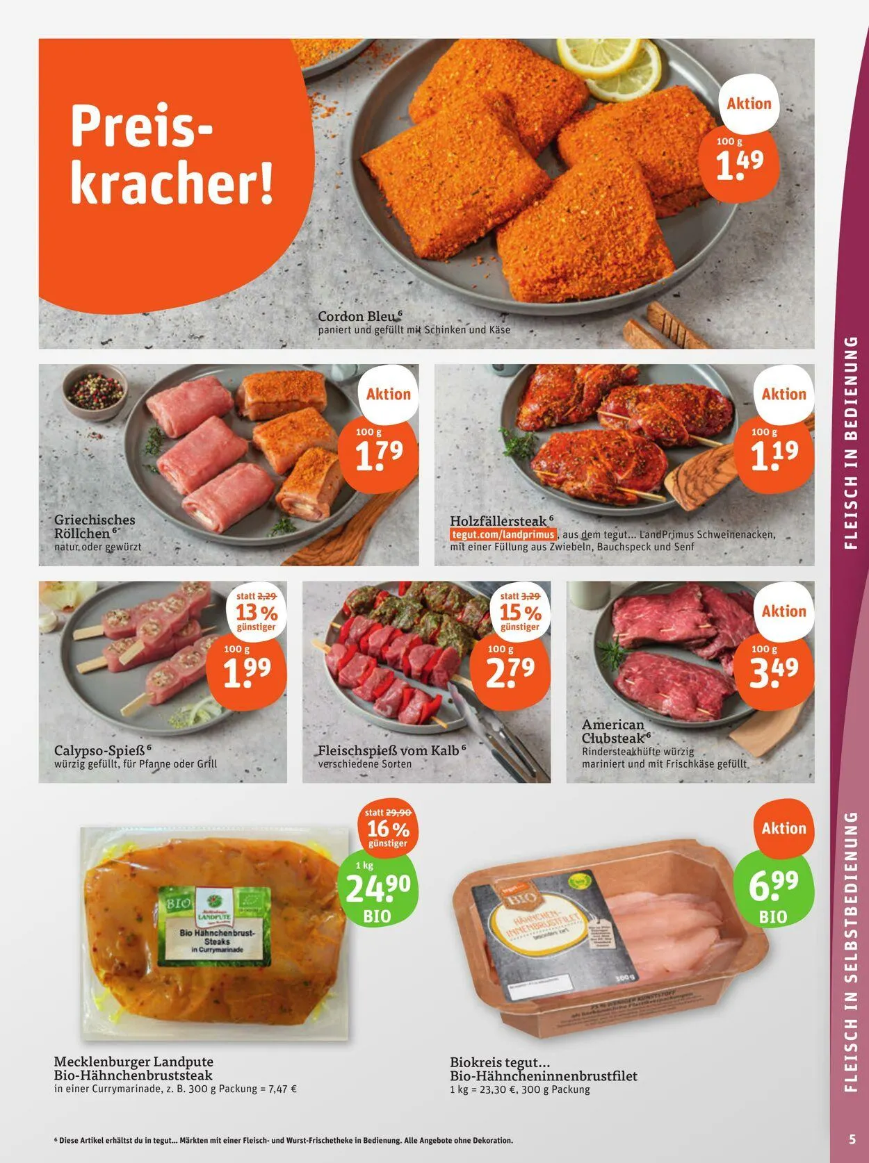 Tegut Aktueller Prospekt von 5. Mai bis 11. Mai 2025 - Prospekt seite 7