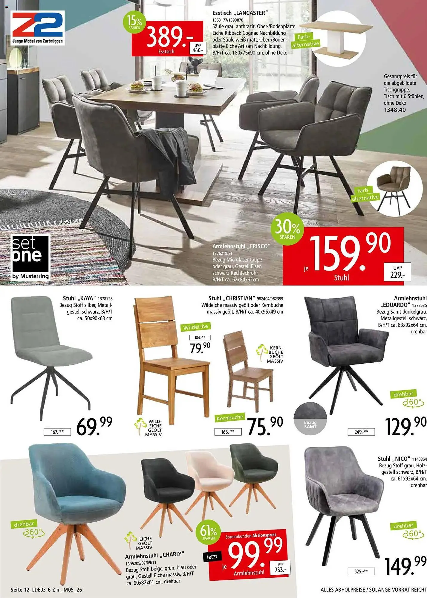 Zurbrüggen Prospekt von 28. März bis 2. Mai 2026 - Prospekt seite 14