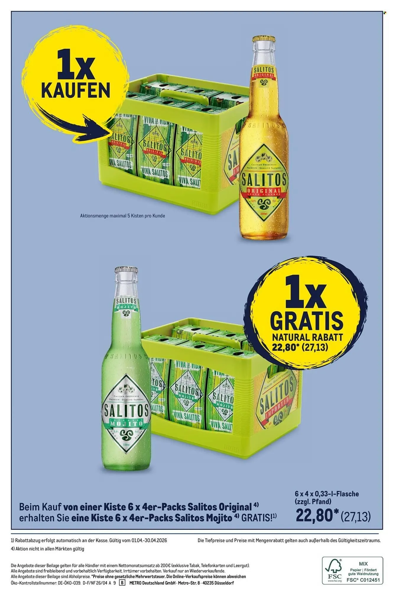 METRO Prospekt von 1. April bis 30. April 2026 - Prospekt seite 21