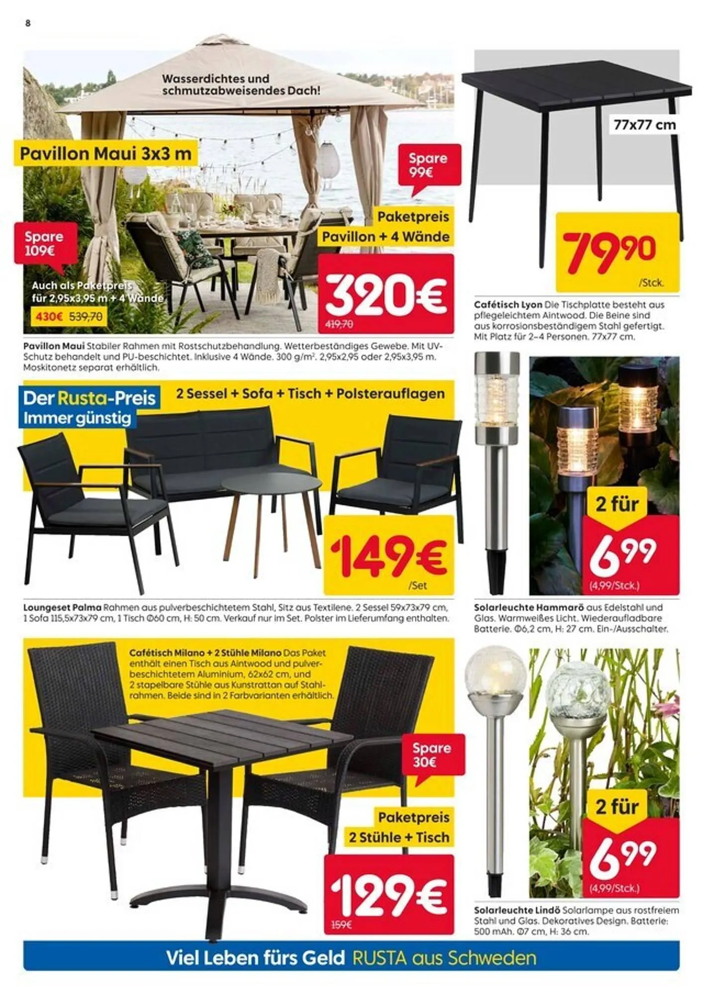 Rusta Prospekt von 5. April bis 11. April 2025 - Prospekt seite 8