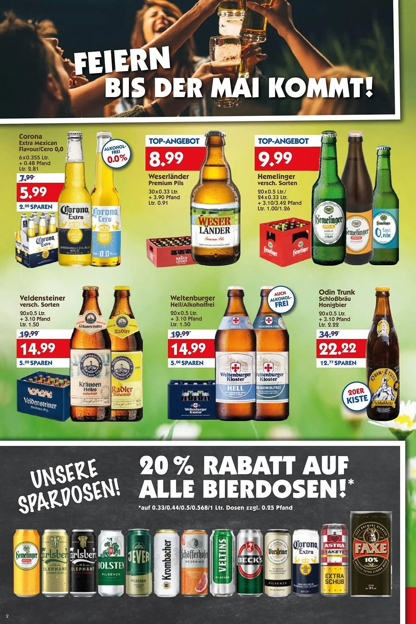 Hol'ab Getränkemarkt Prospekt von 28. April bis 3. Mai 2025 - Prospekt seite 2