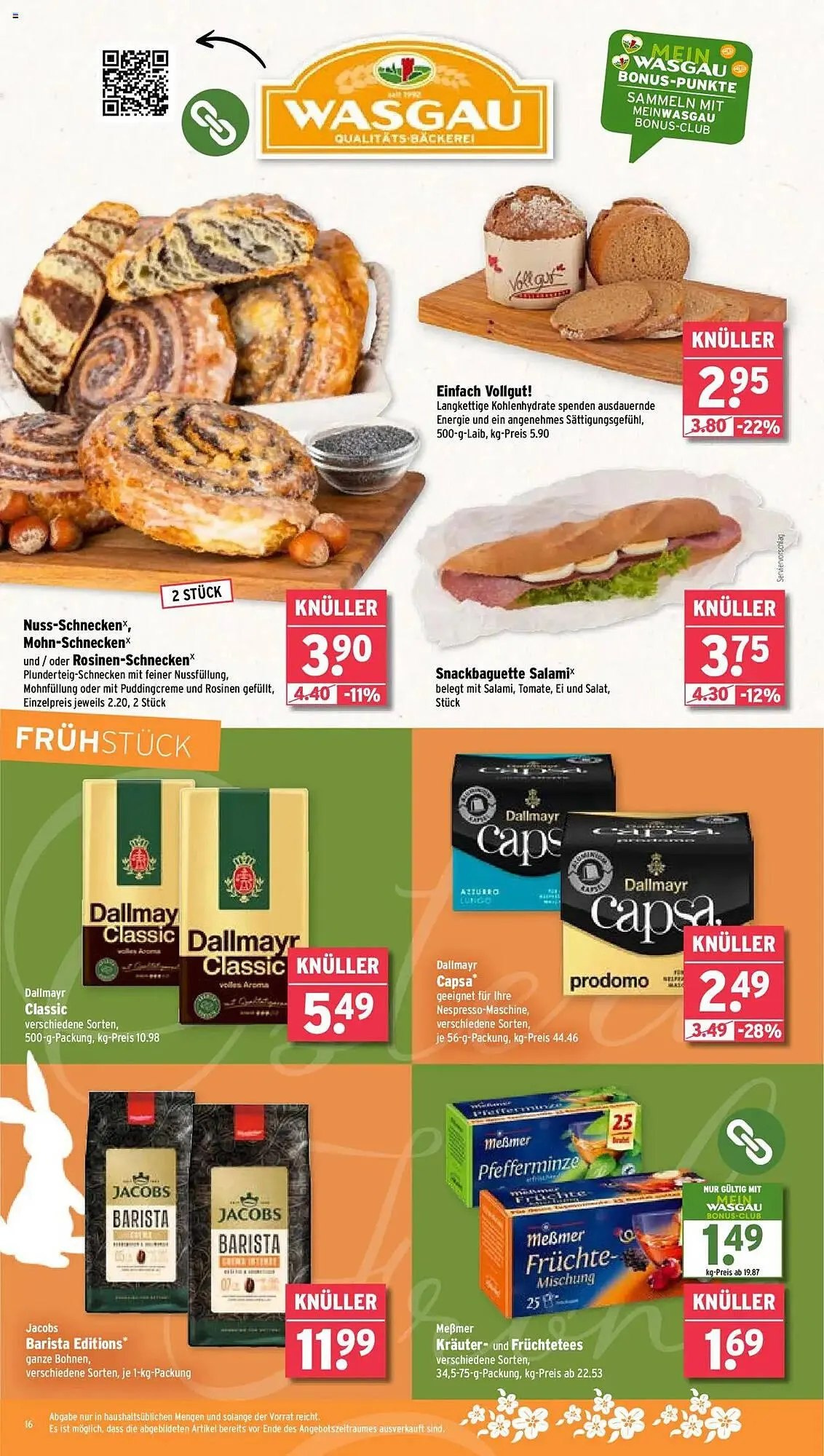Wasgau Prospekt von 14. April bis 19. April 2025 - Prospekt seite 16