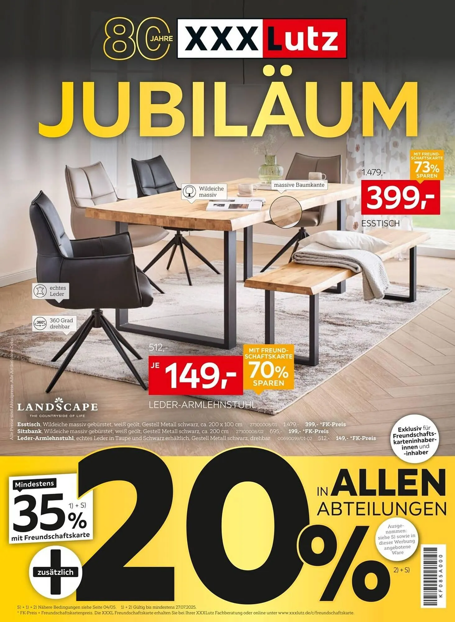 XXXLutz Prospekt von 14. Juli bis 20. Juli 2025 - Prospekt seite 1