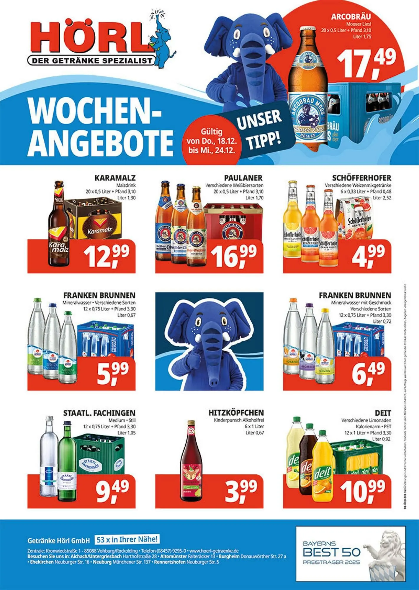 Hörl Getränke Prospekt von 18. Dezember bis 24. Dezember 2025 - Prospekt seite 2