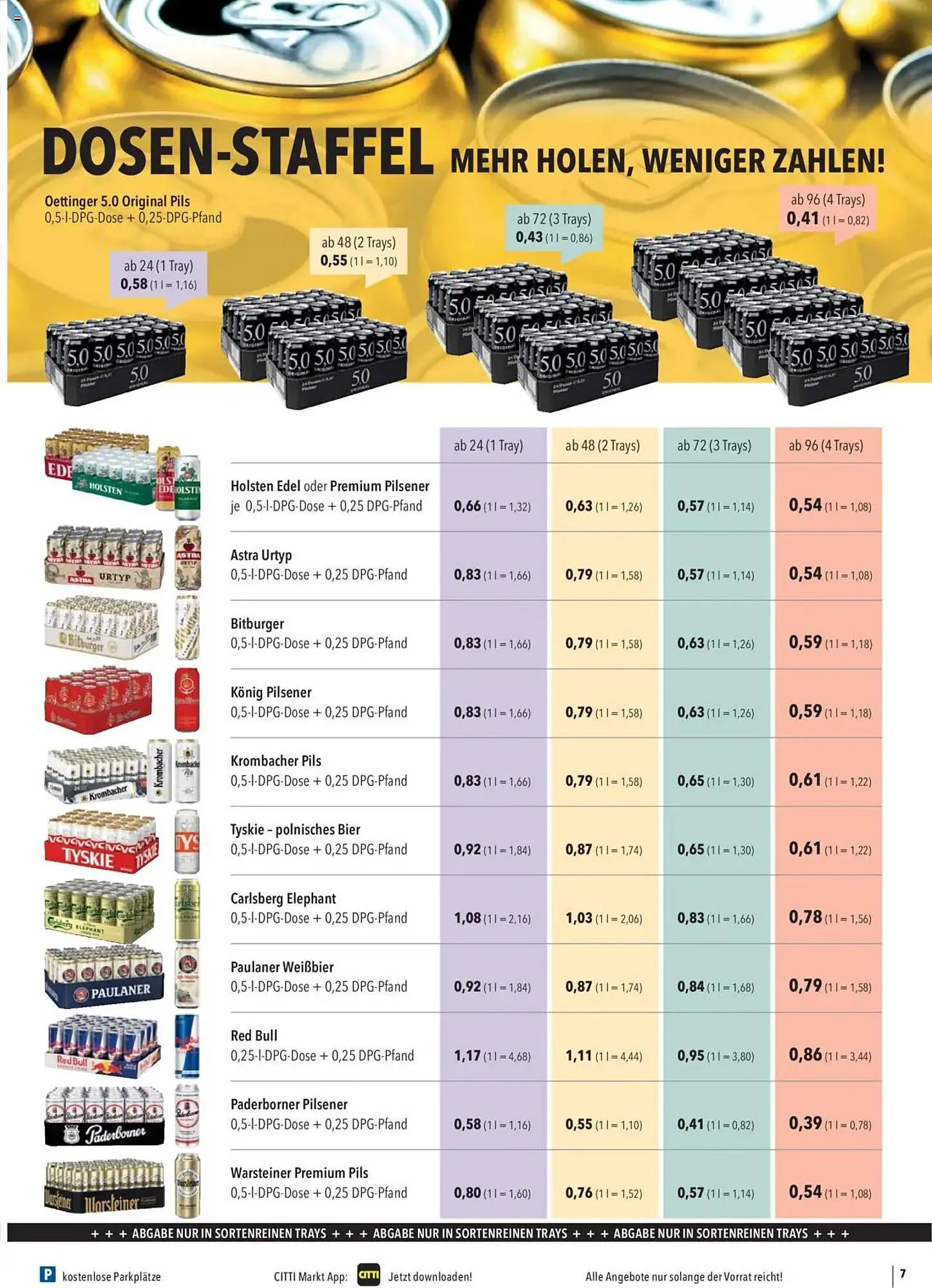 CITTI Markt Prospekt von 13. August bis 26. August 2025 - Prospekt seite 7