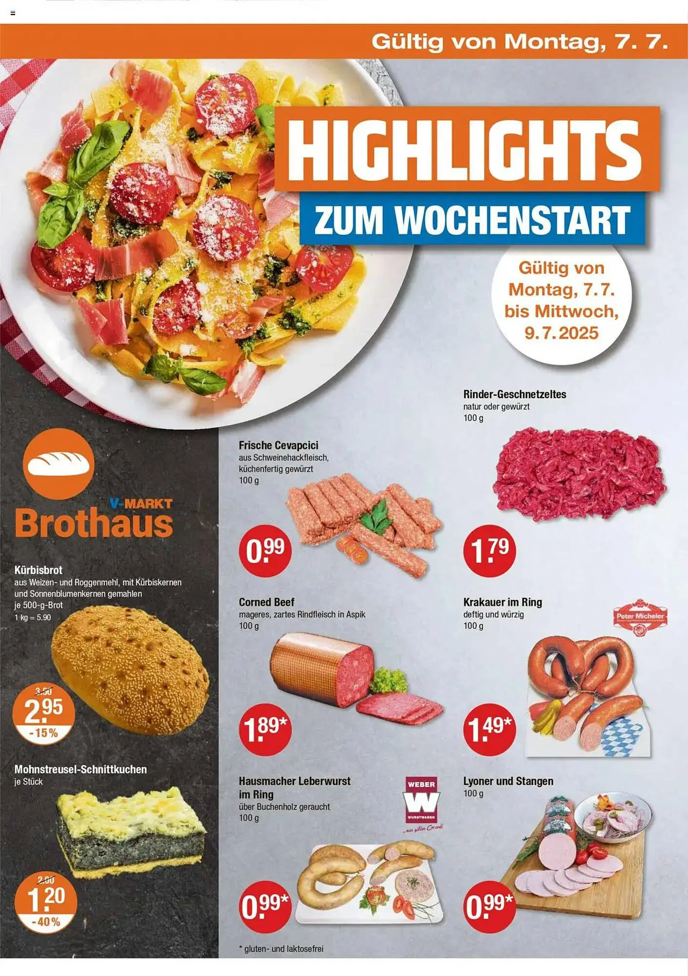 V Markt Prospekt von 3. Juli bis 9. Juli 2025 - Prospekt seite 18