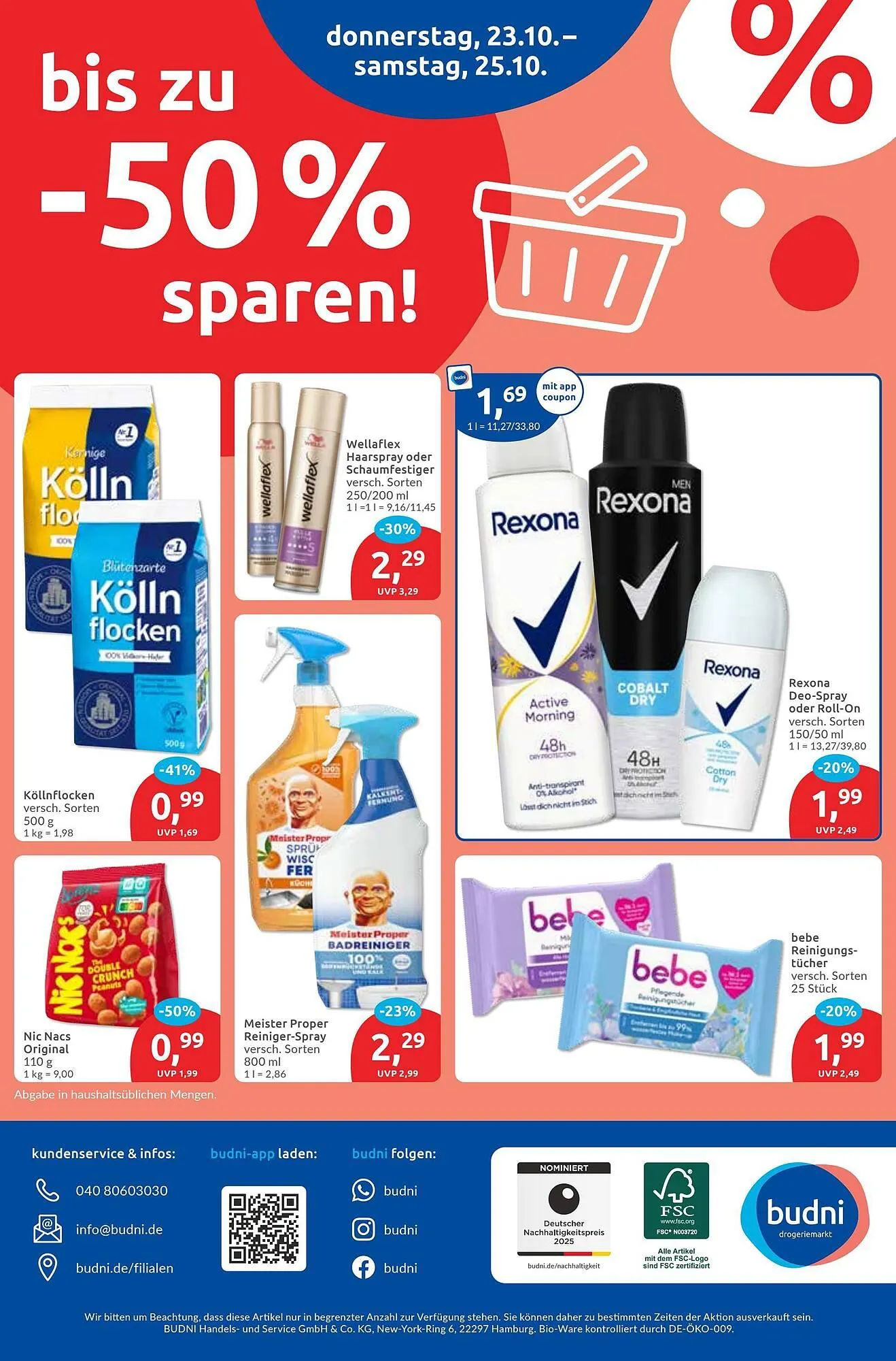 Budni Prospekt von 20. Oktober bis 25. Oktober 2025 - Prospekt seite 8