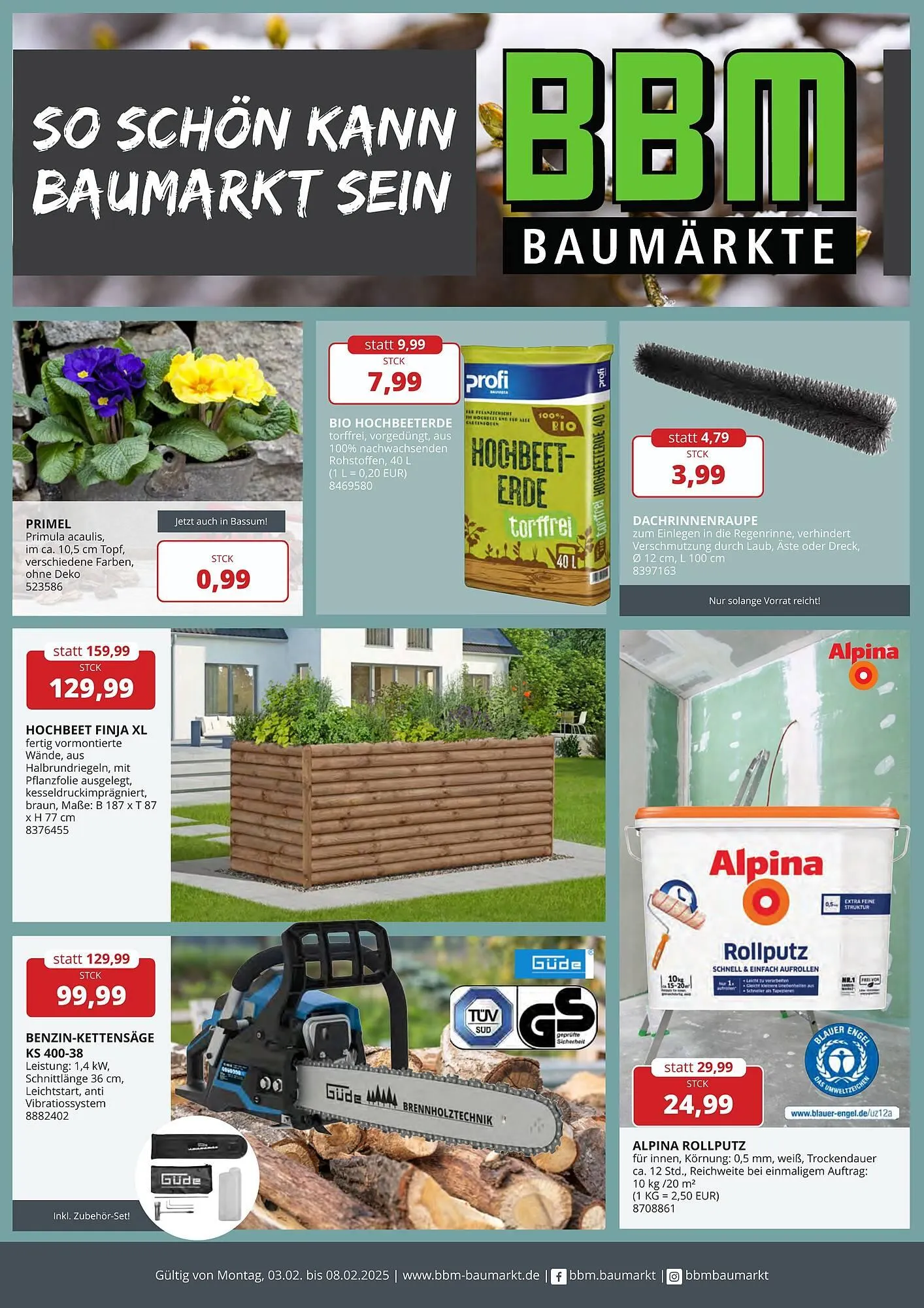 BBM Baumarkt Prospekt - 1