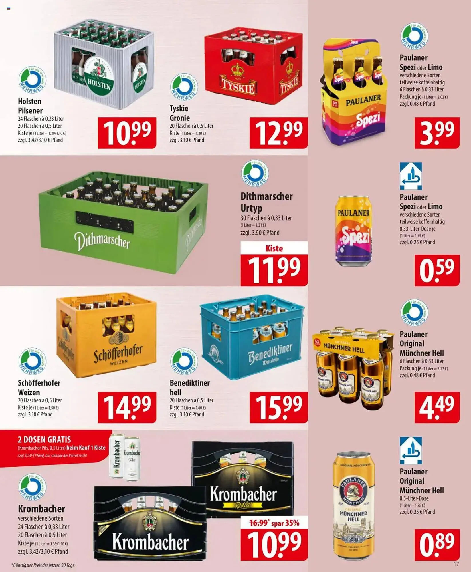 Famila Nord Ost Prospekt von 19. Mai bis 24. Mai 2025 - Prospekt seite 17