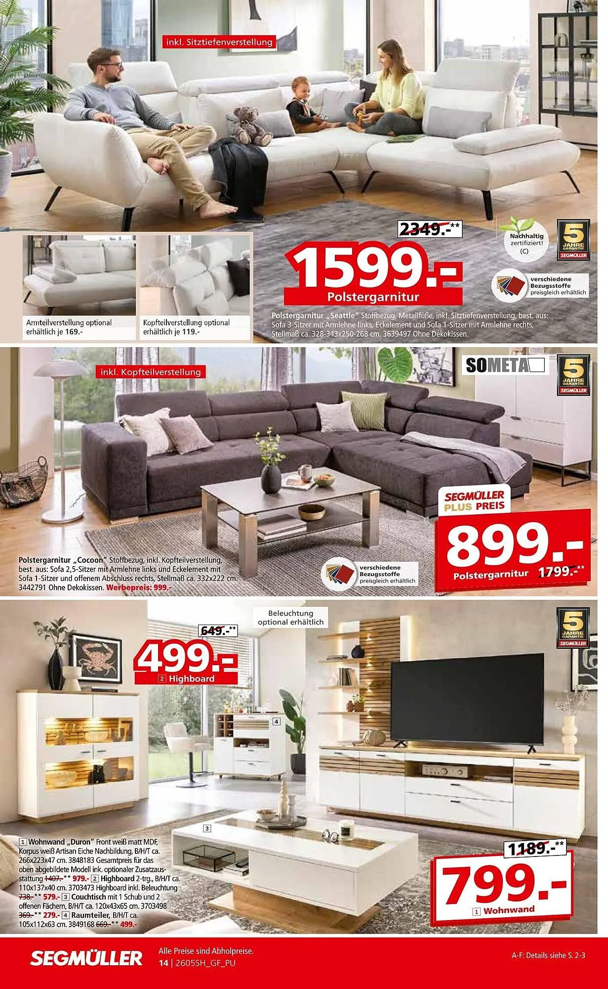 Segmüller Prospekt von 25. April bis 9. Mai 2026 - Prospekt seite 22